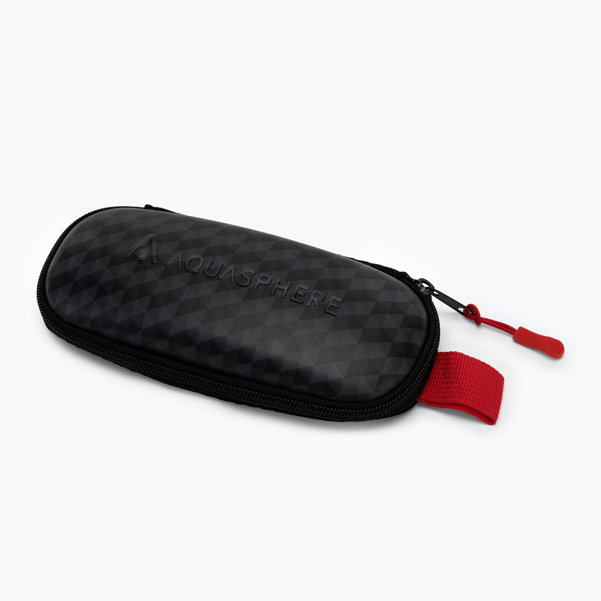 Custodia per occhialini da nuoto Aquasphere nero/rosso (Goggle Case ST1760106)