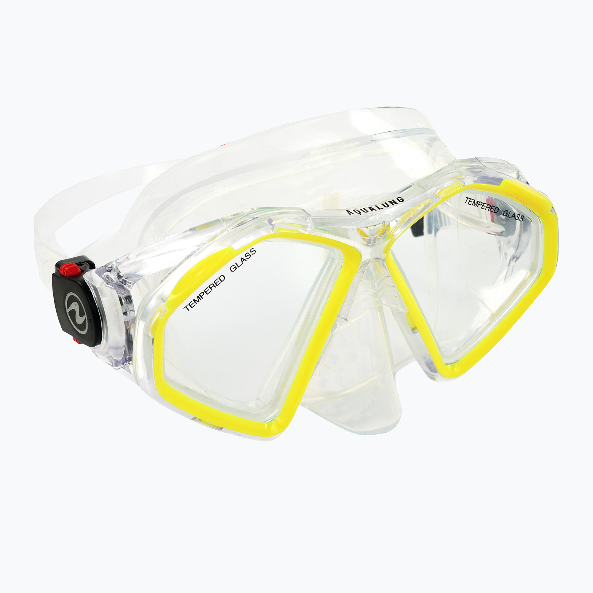 Potápačská maska Aqualung Hawkeye transparentná/žltá MS5570007