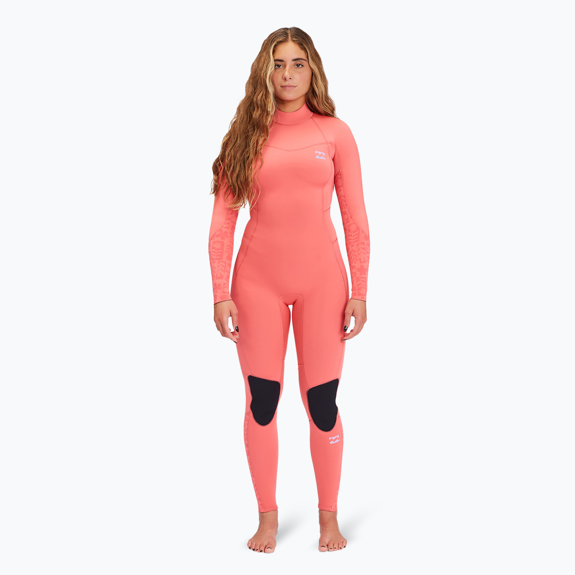 Pianka do pływania damska Billabong 4/3 mm Synergy Back Zip 2022 vintage coral 