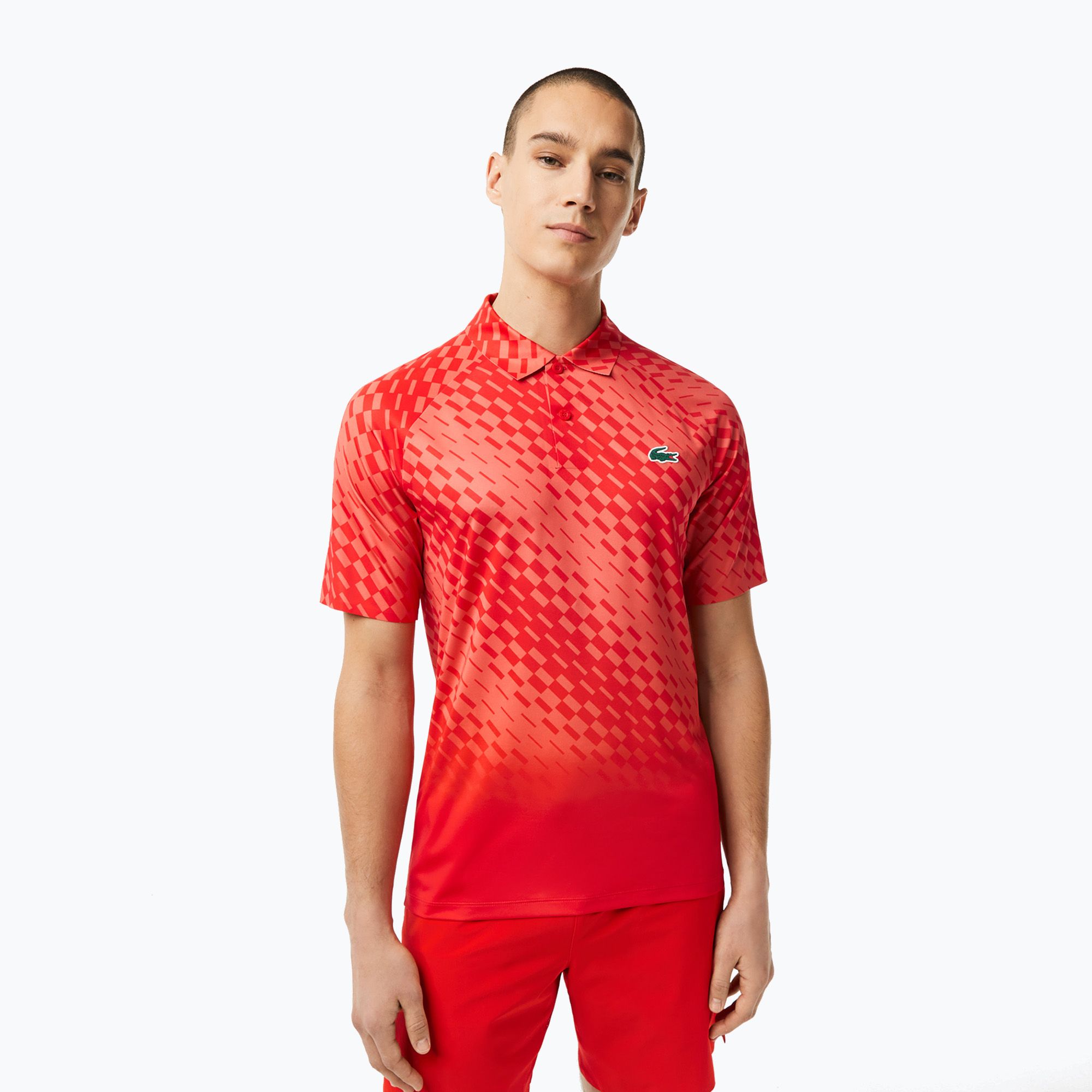 Lacoste pánske tenisové polo tričko červené DH5177 (DH5177)