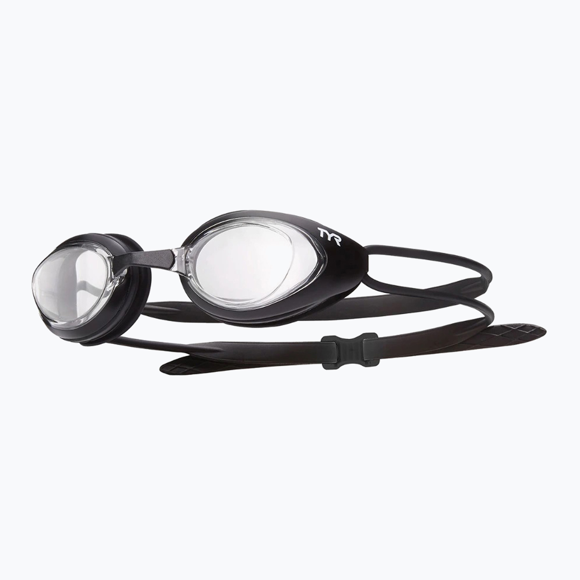 Okulary do pływania TYR Blackhawk Racing clear/matte black/black 