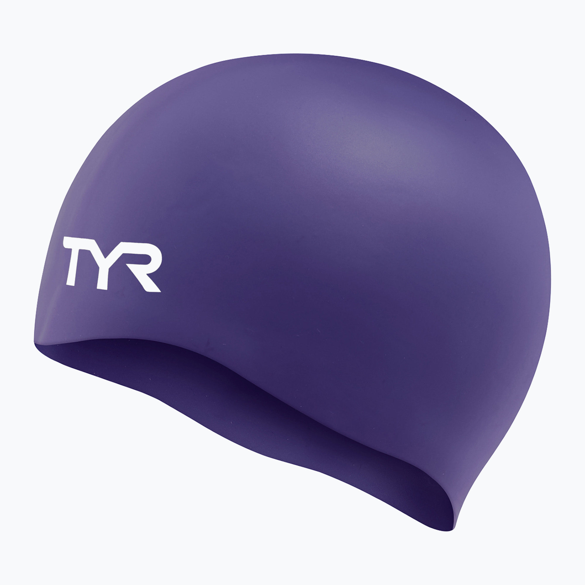 Шапка за плуване TYR Wrinkle Free Silicone purple
