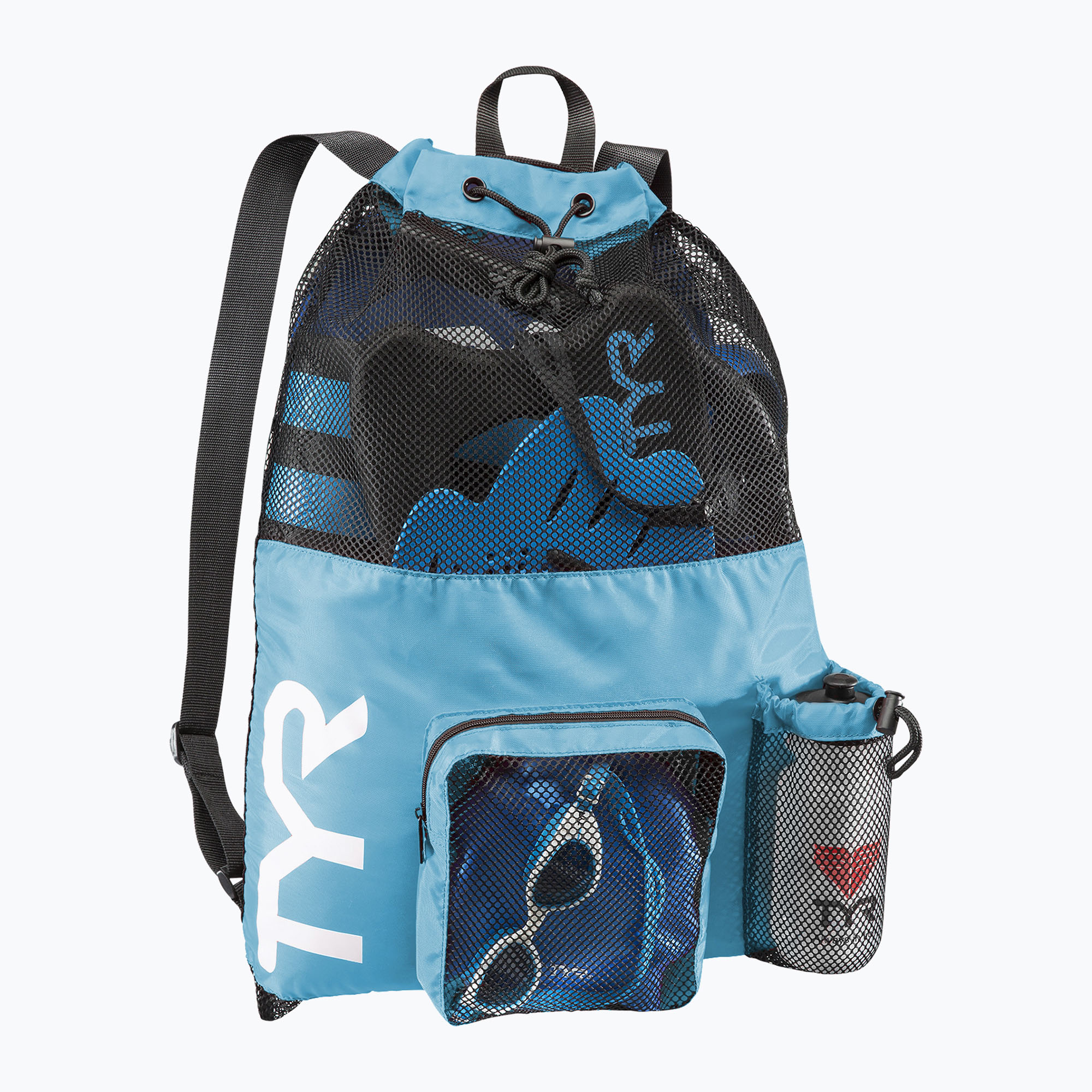 Worek pływacki TYR Big Mesh Mummy Bag 40 l blue 