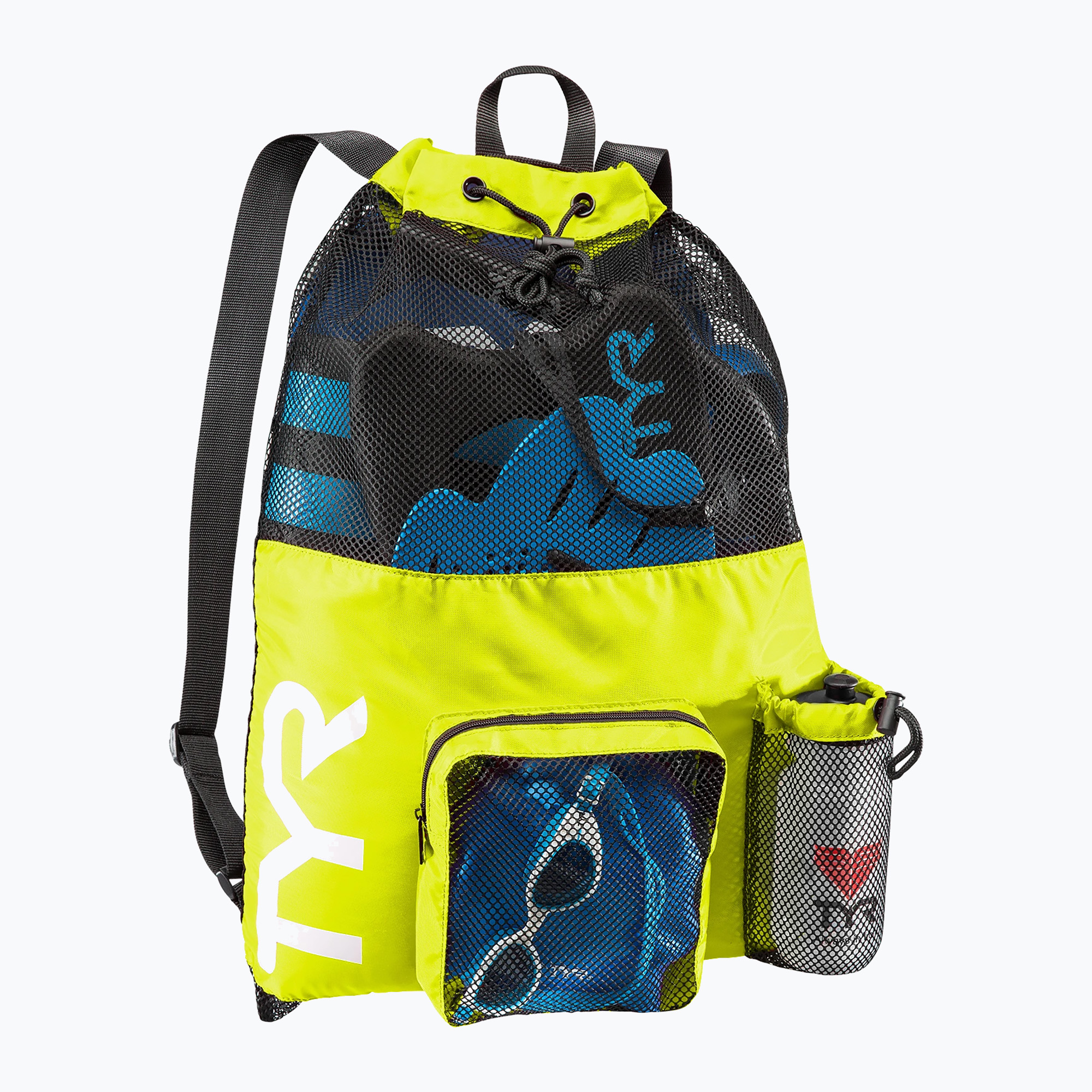 Worek pływacki TYR Big Mesh Mummy Bag 40 l fluo/yellow 