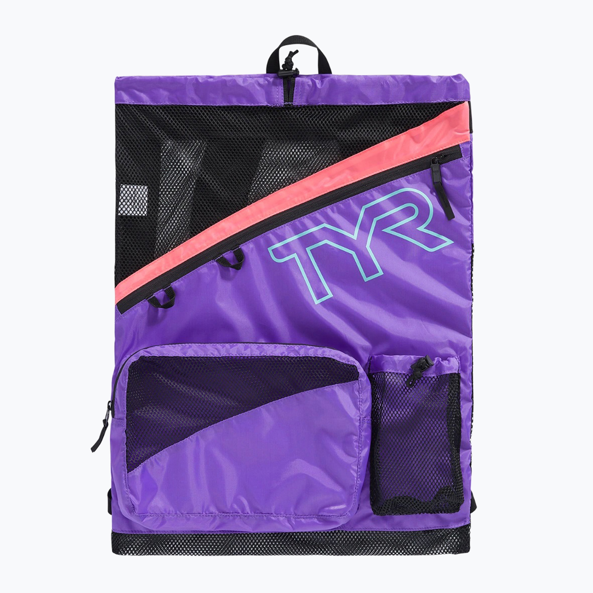 Worek pływacki TYR Elite Team Mesh 40 l pink/purple 