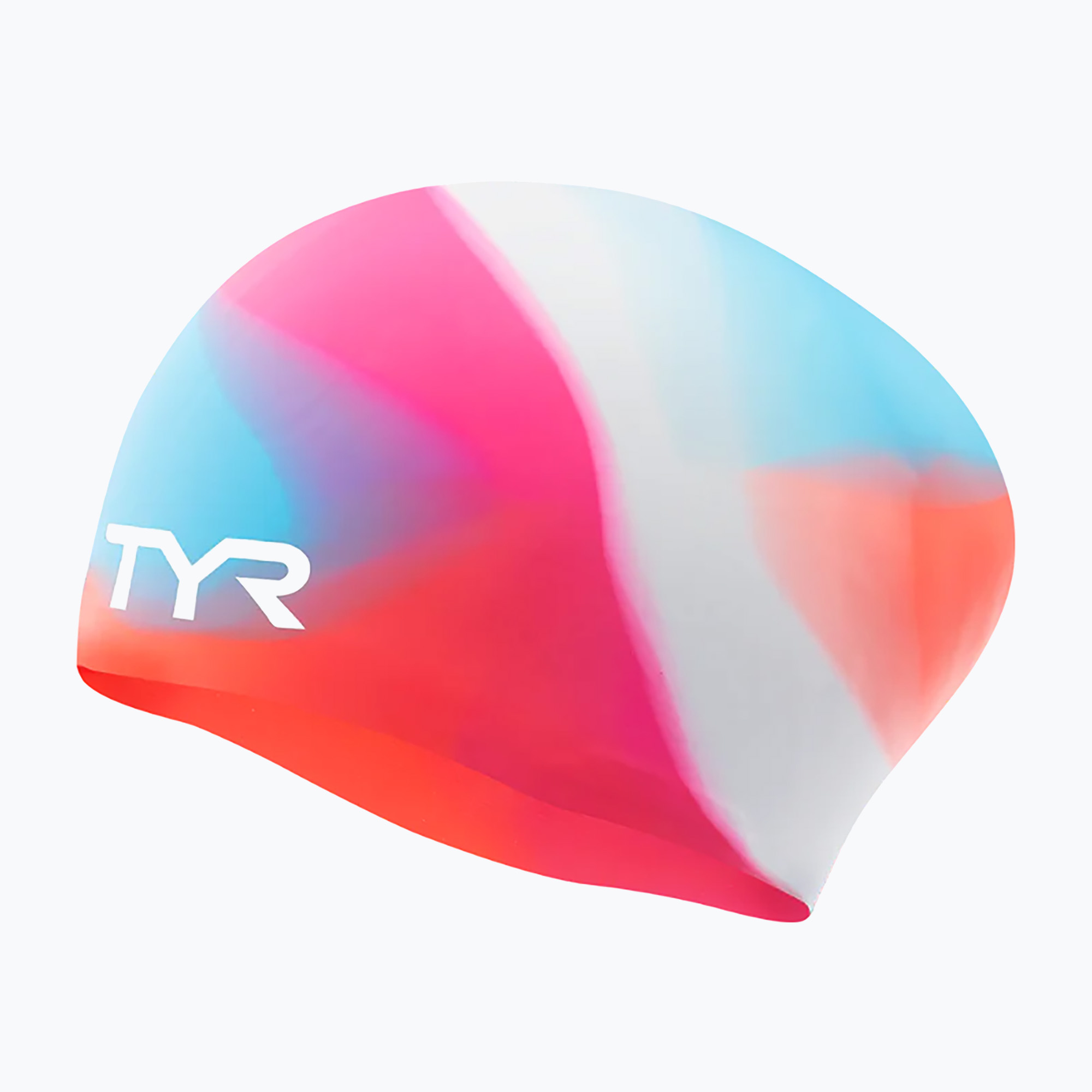 Plavecká čiapka TYR Tiedye Long Hair Multicolor Jr pink/blue/orange