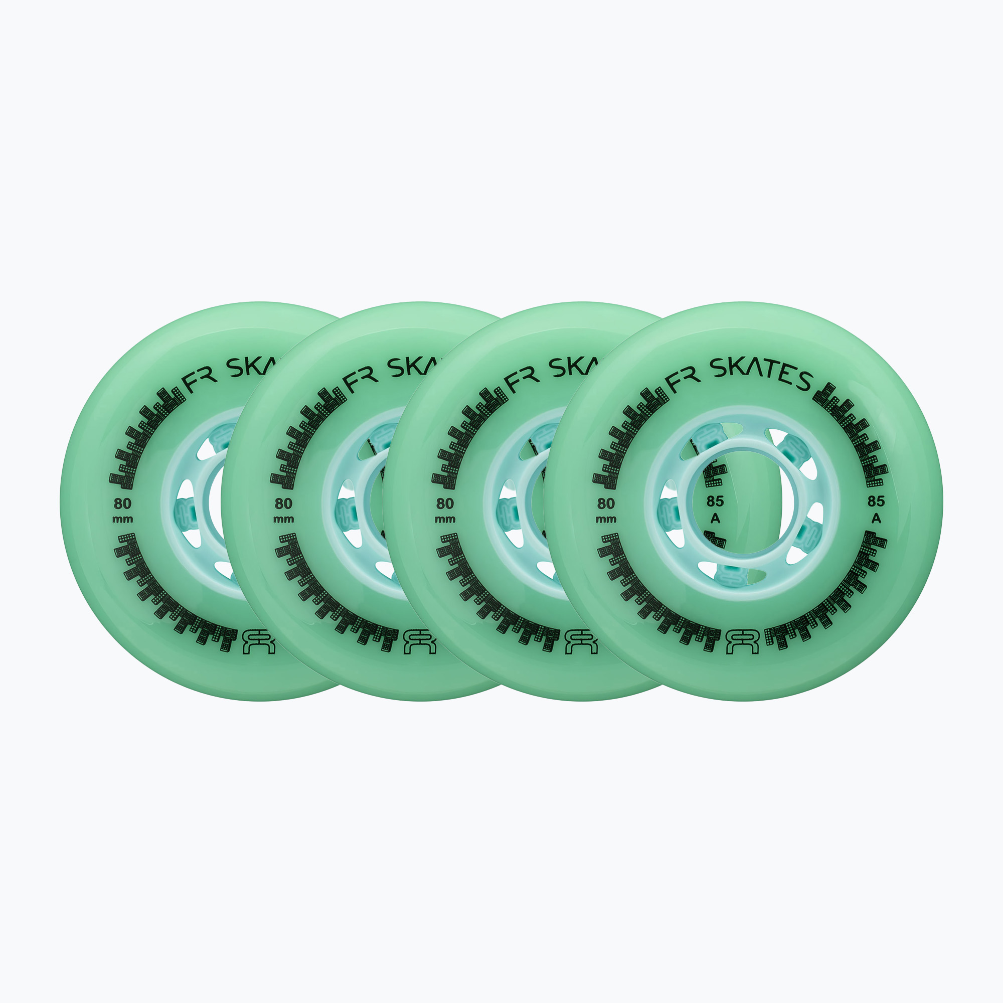 Колела за ролери FR Skates Downtown Wheel 80mm/85A X4 mint/mint