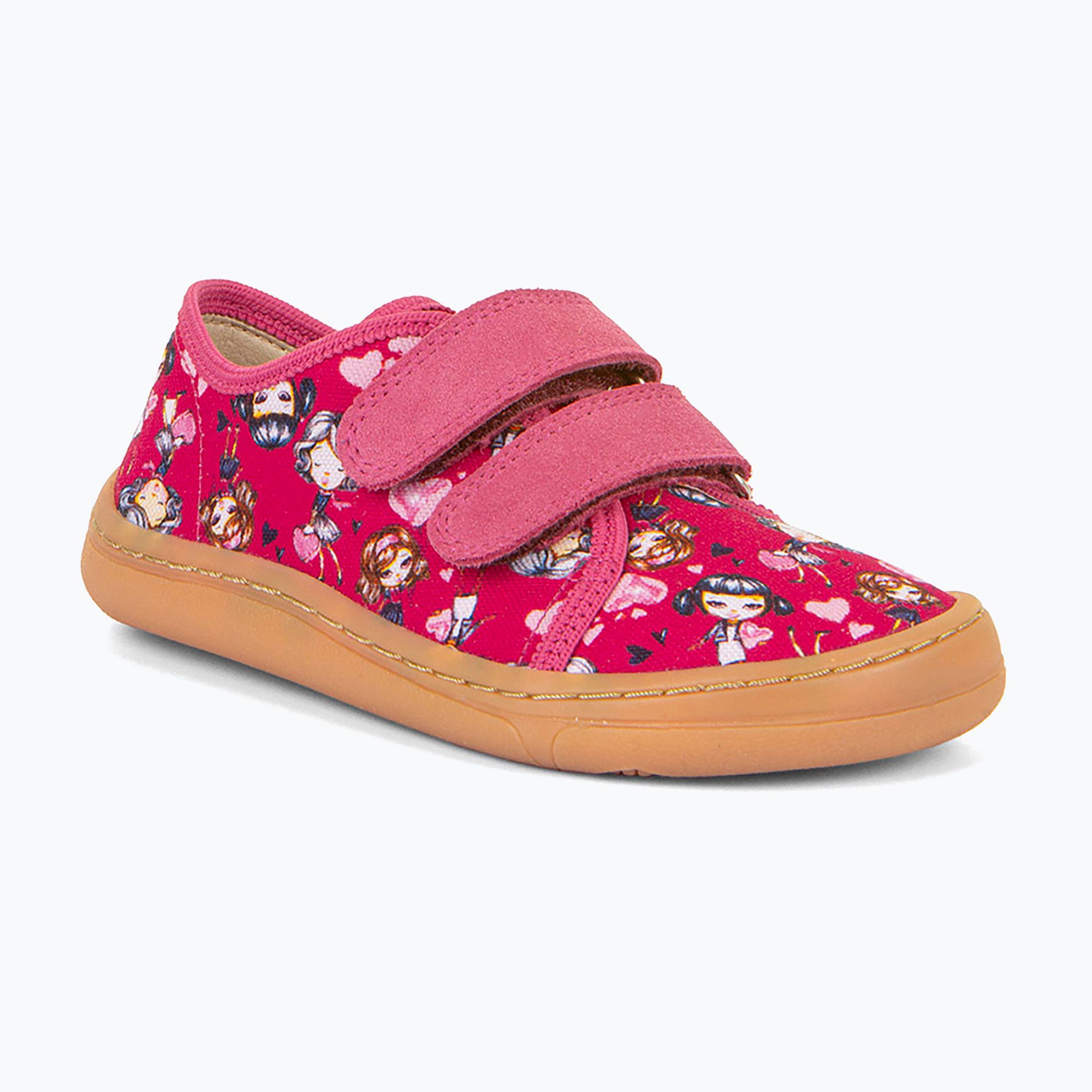 Buty barefoot dziecięce Froddo Canvas fuxia+ 
