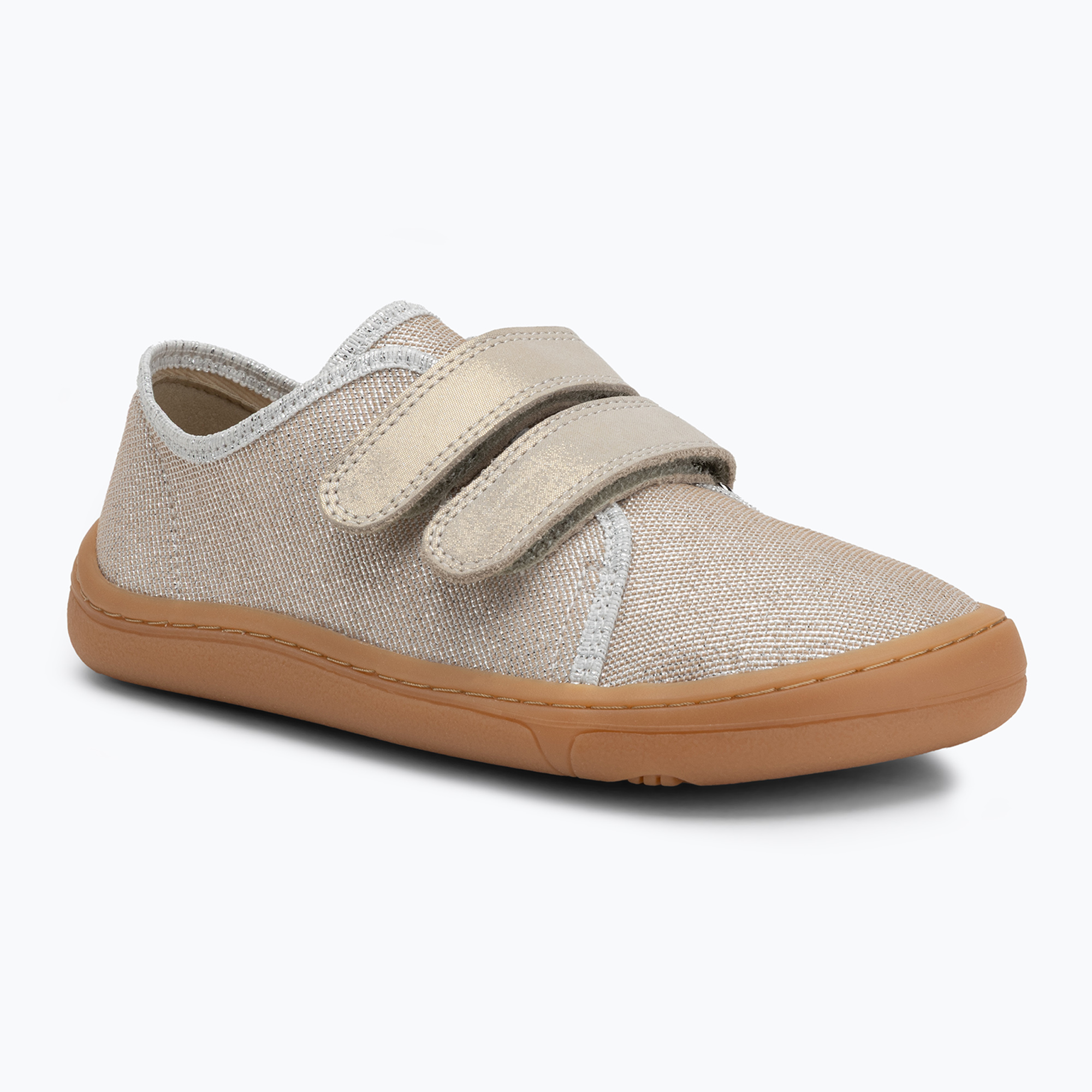 Buty barefoot dziecięce Froddo Canvas gold shine 