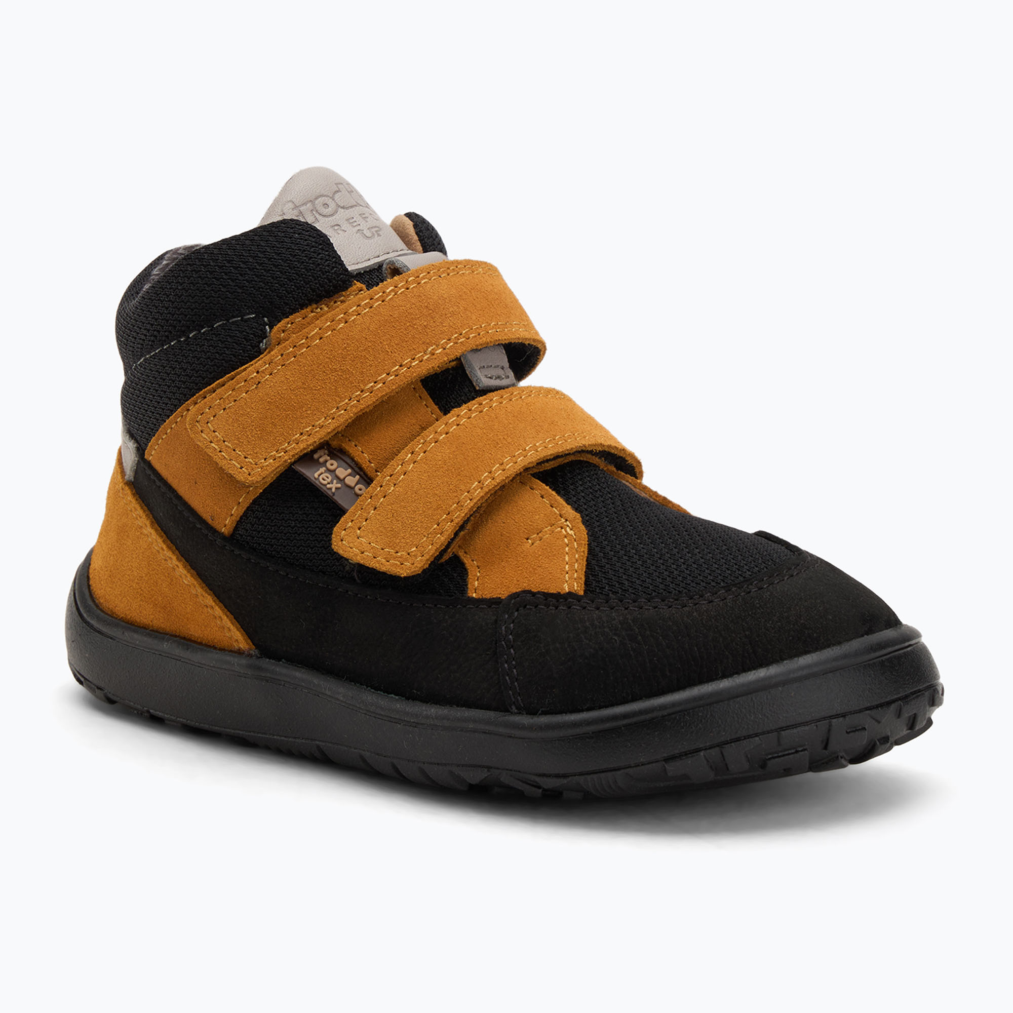 Buty barefoot dziecięce Froddo Up Tex Autumn black/orange 