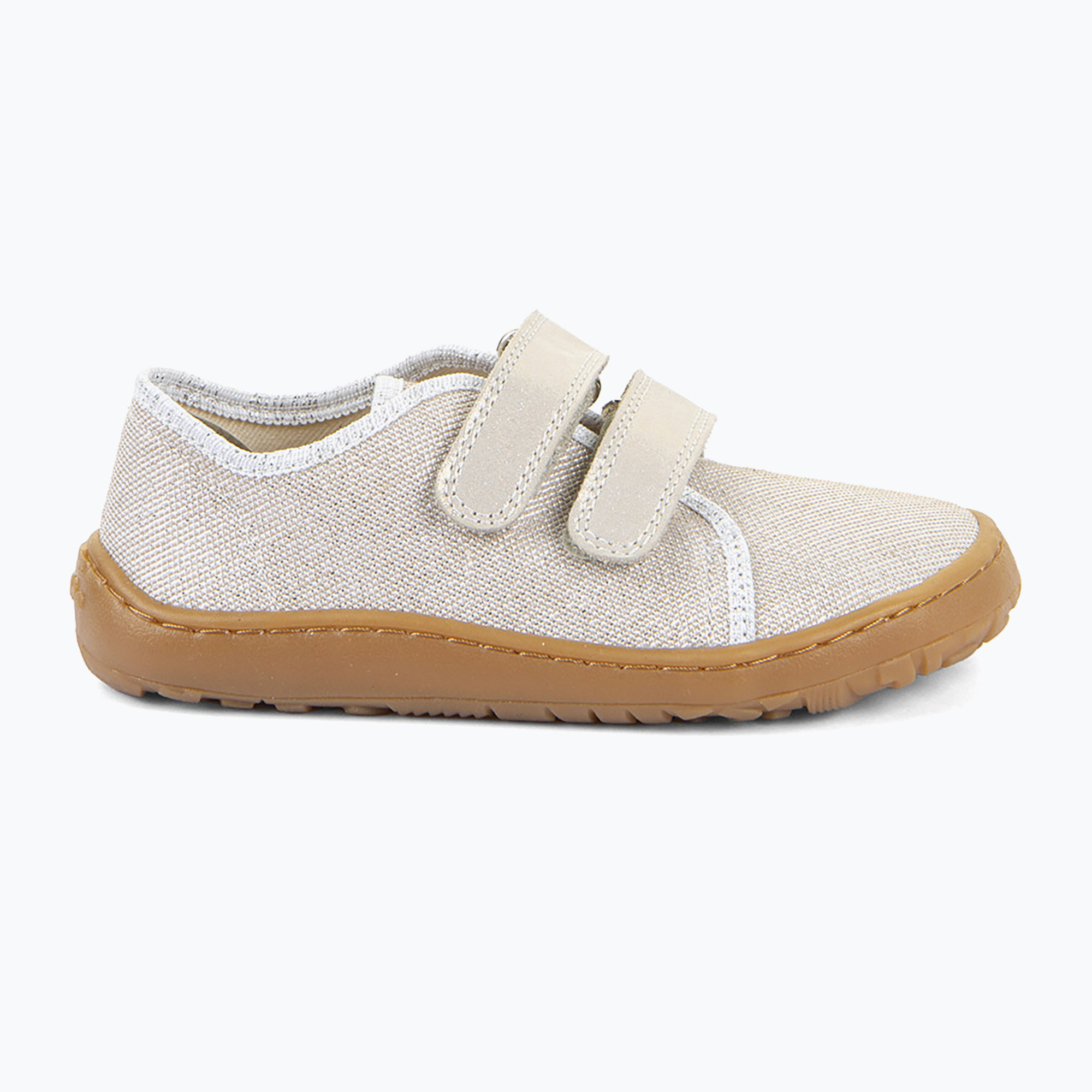 Încălțăminte barefoot pentru copii Froddo Canvas gold shine