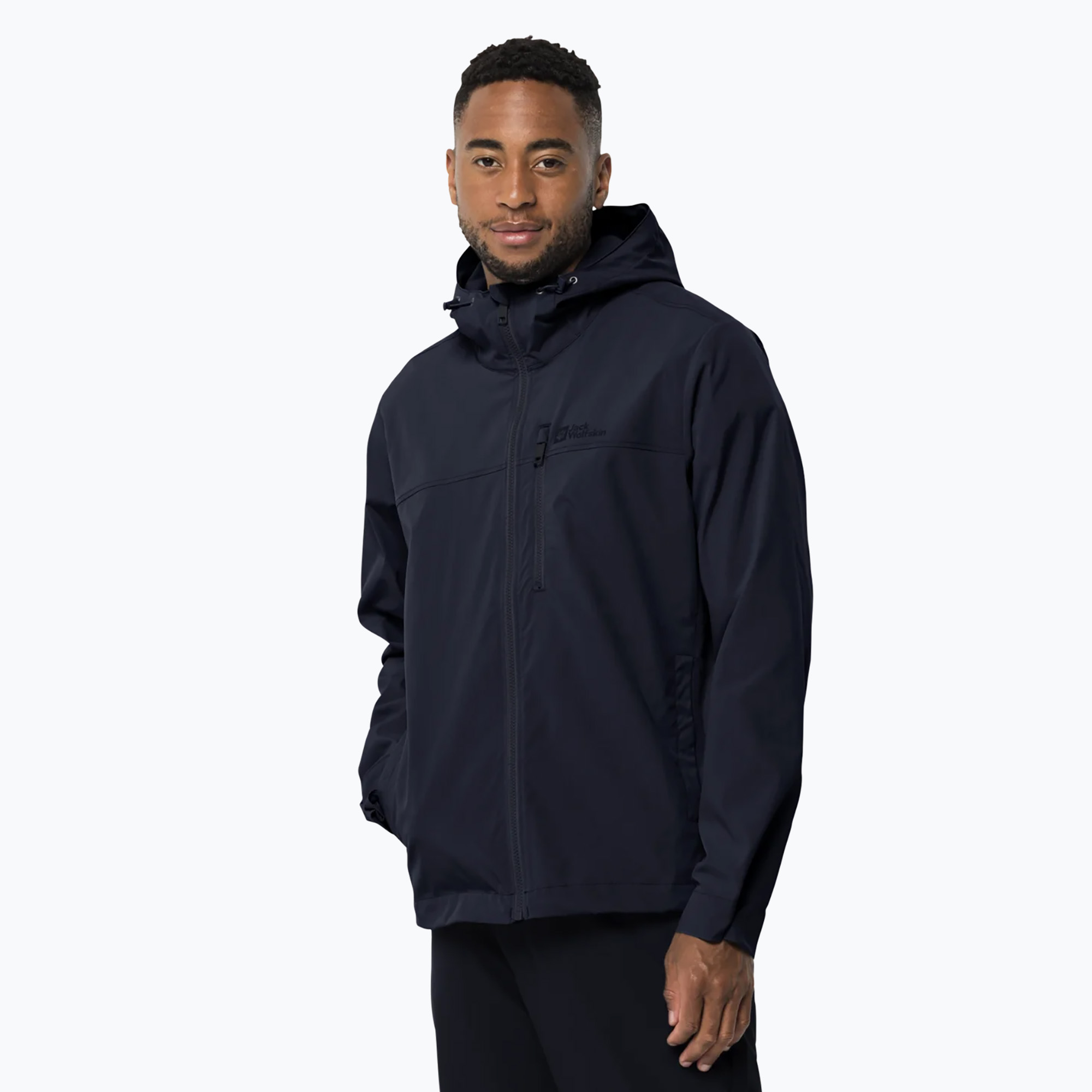Kurtka przeciwwiatrowa męska Jack Wolfskin Desert Wind night blue 