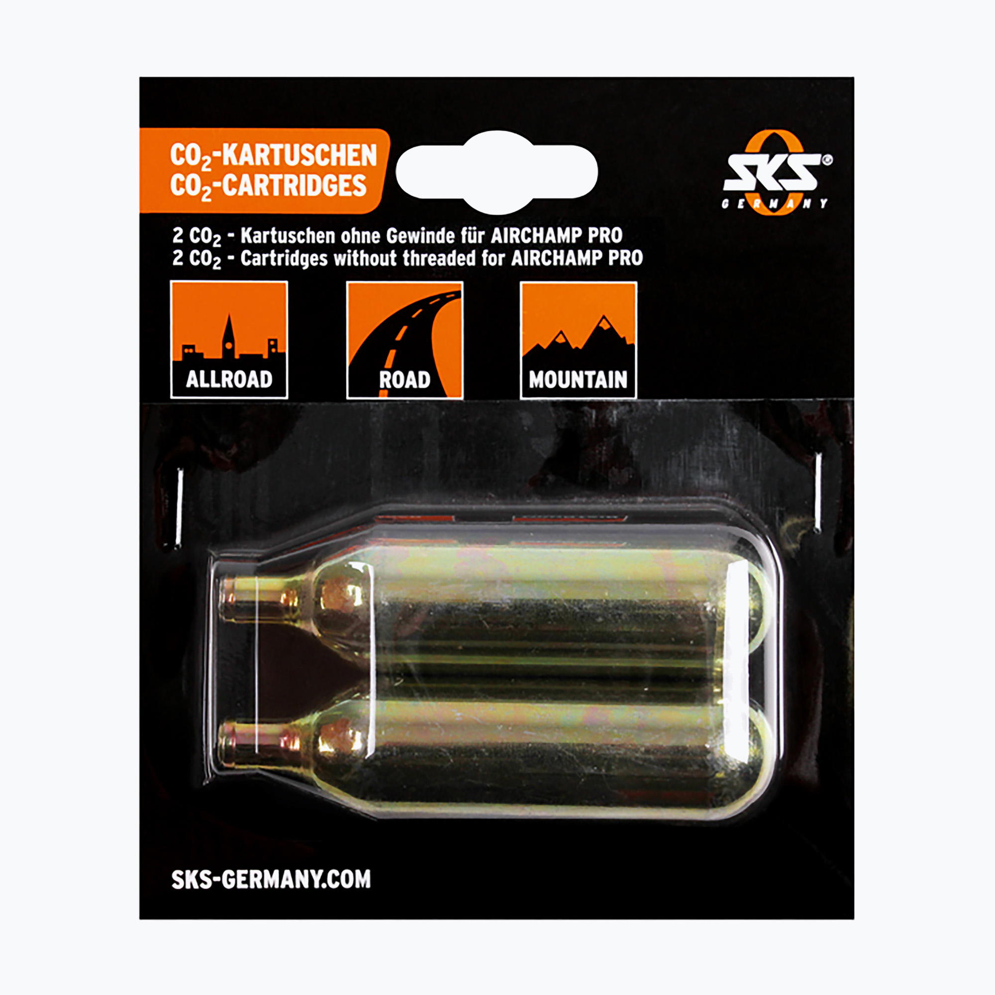 Газови патрони за велосипедна помпа SKS Co2 Airchamp Pro 16 g 2 бр.