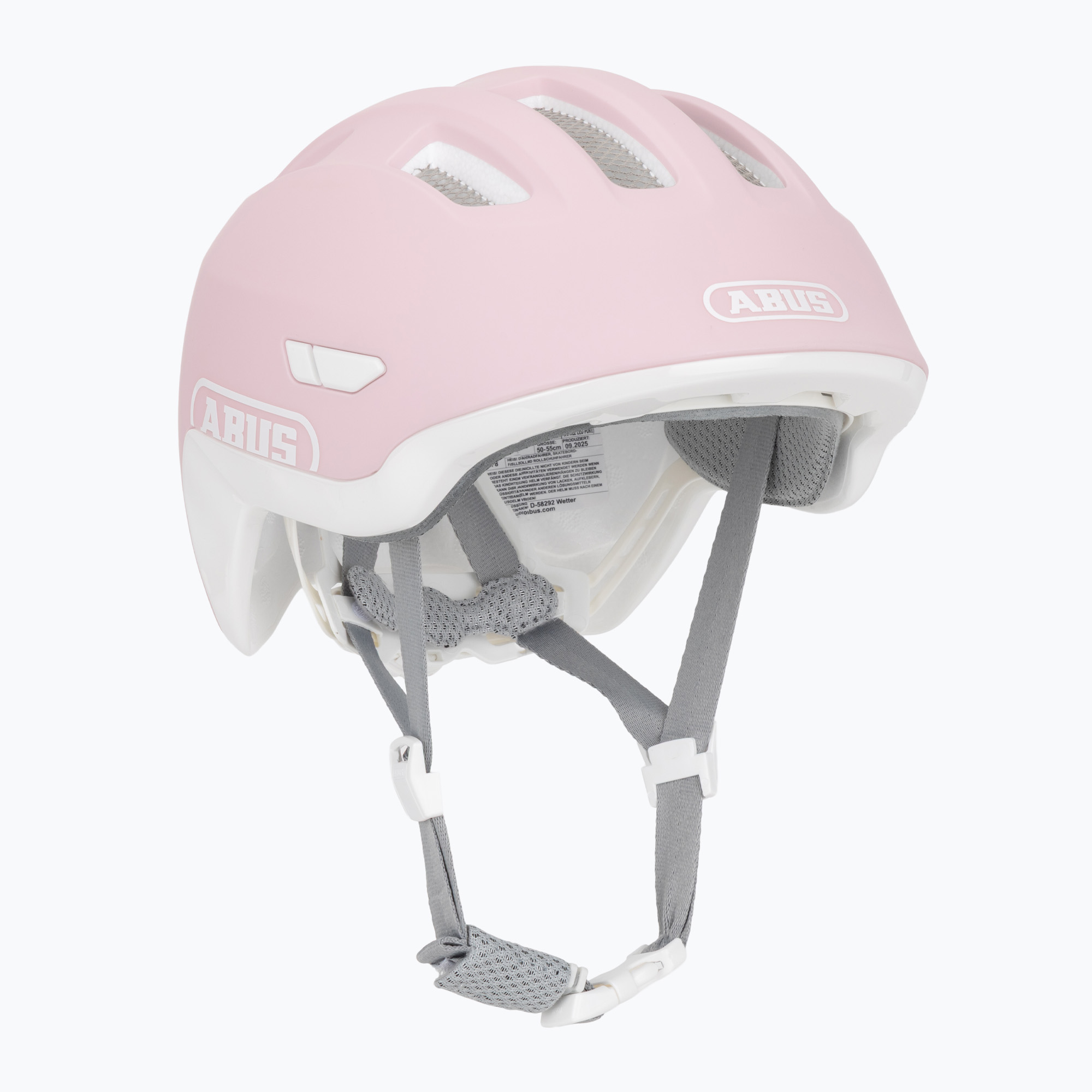 ABUS Smiley 3.0 ACE LED pure rose детска каска за велосипед