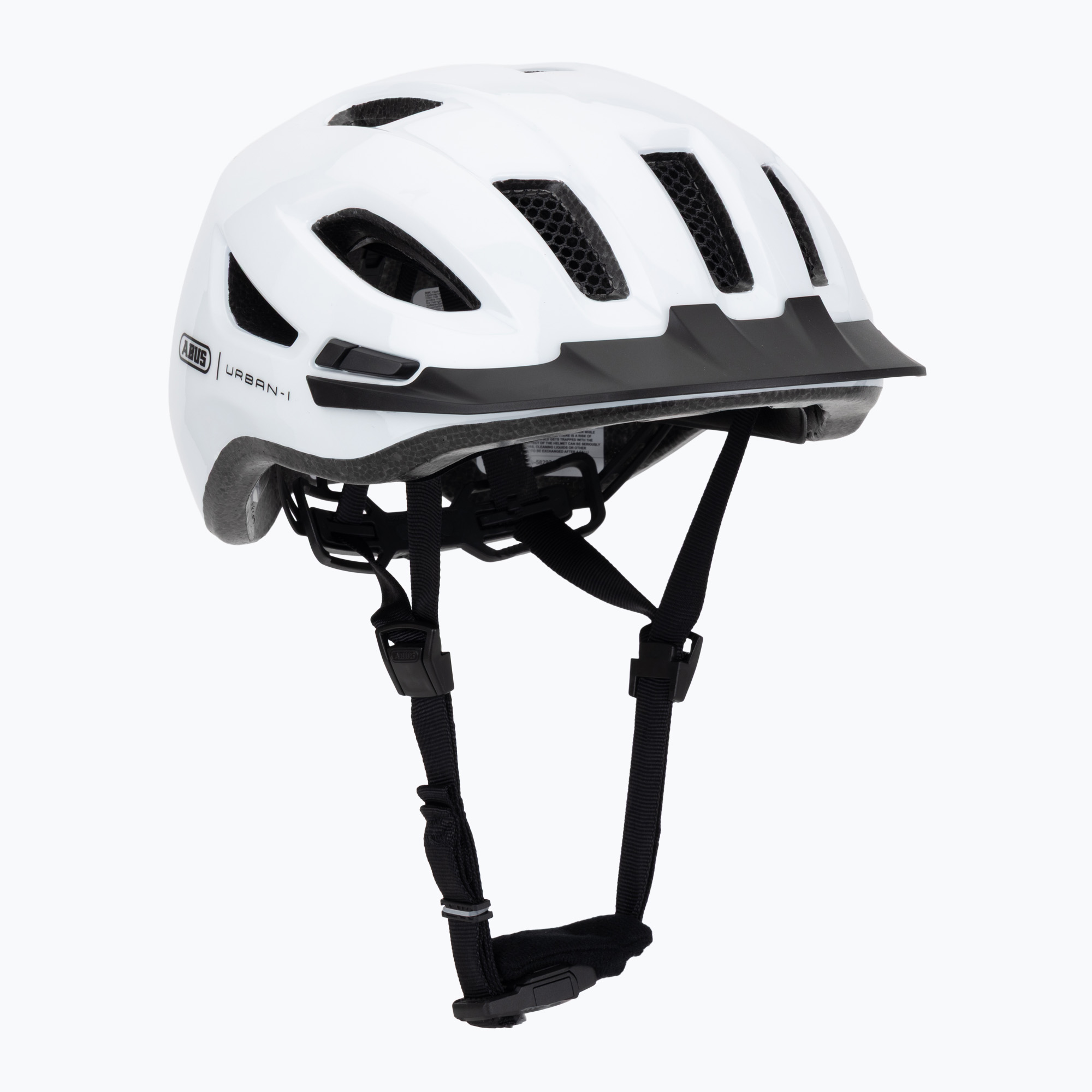Cască de ciclism ABUS Urban-I 4.0 shiny white