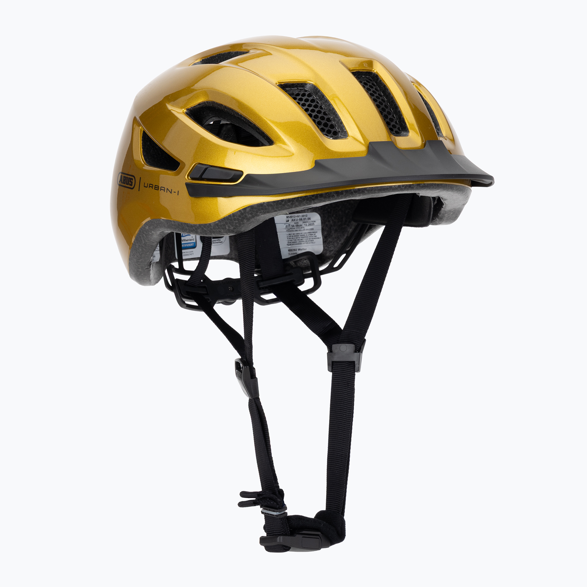 Cască de ciclism ABUS Urban-I 4.0 honey yellow