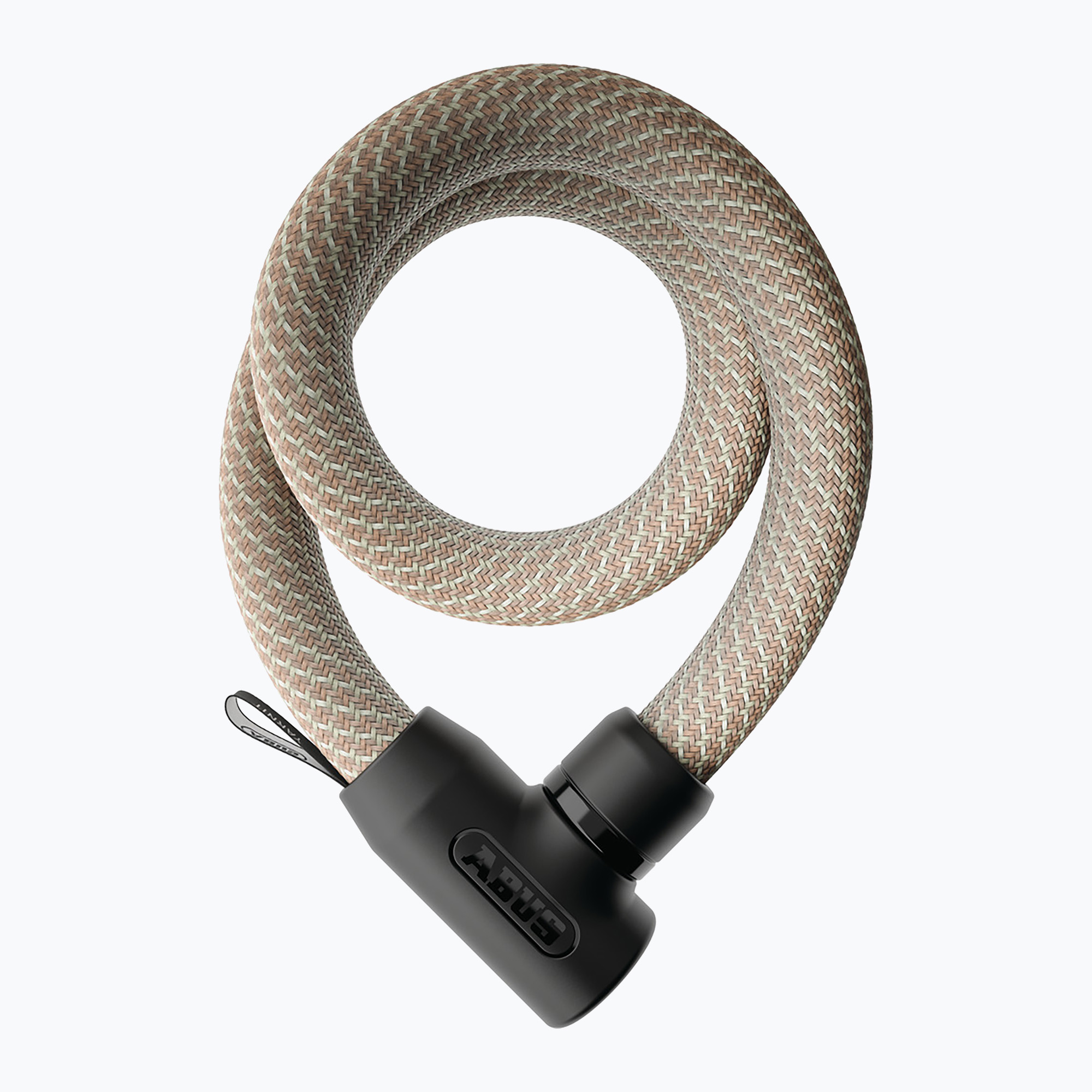 Lacăt pentru bicicletă ABUS Yarnit 4004K/110 sand stone