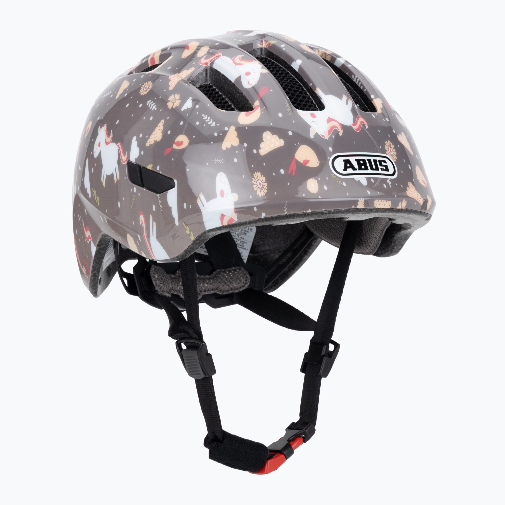 Cască de ciclism pentru copii ABUS Smiley 3.0 grey horse
