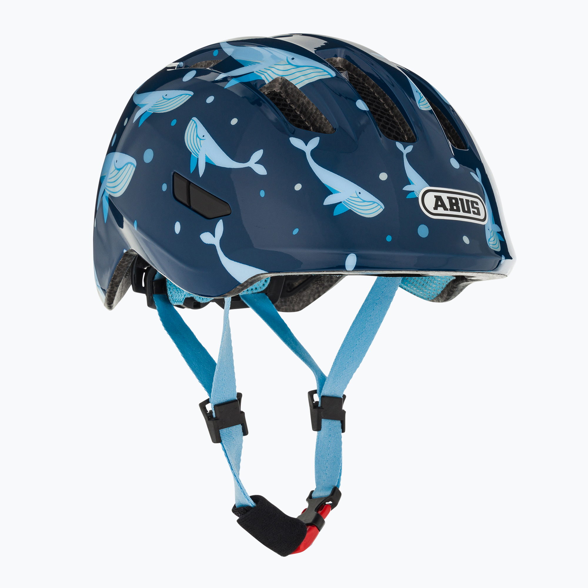 ABUS children's bike helmet Smiley 3.0 blue whale (50-55 cm (M))