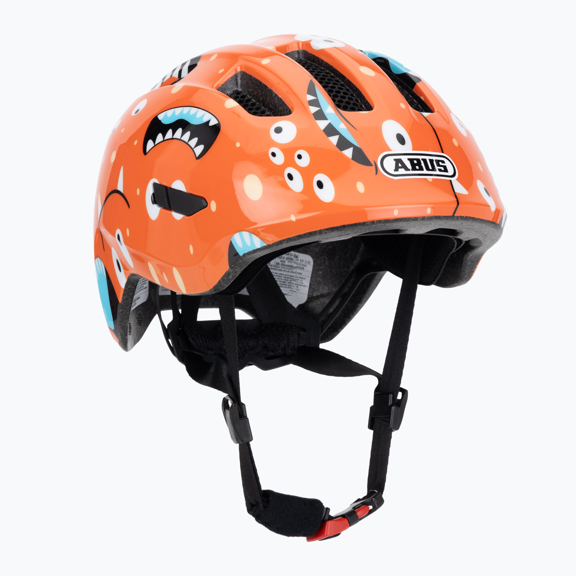Cască de ciclism pentru copii ABUS Smiley 3.0 orange monster