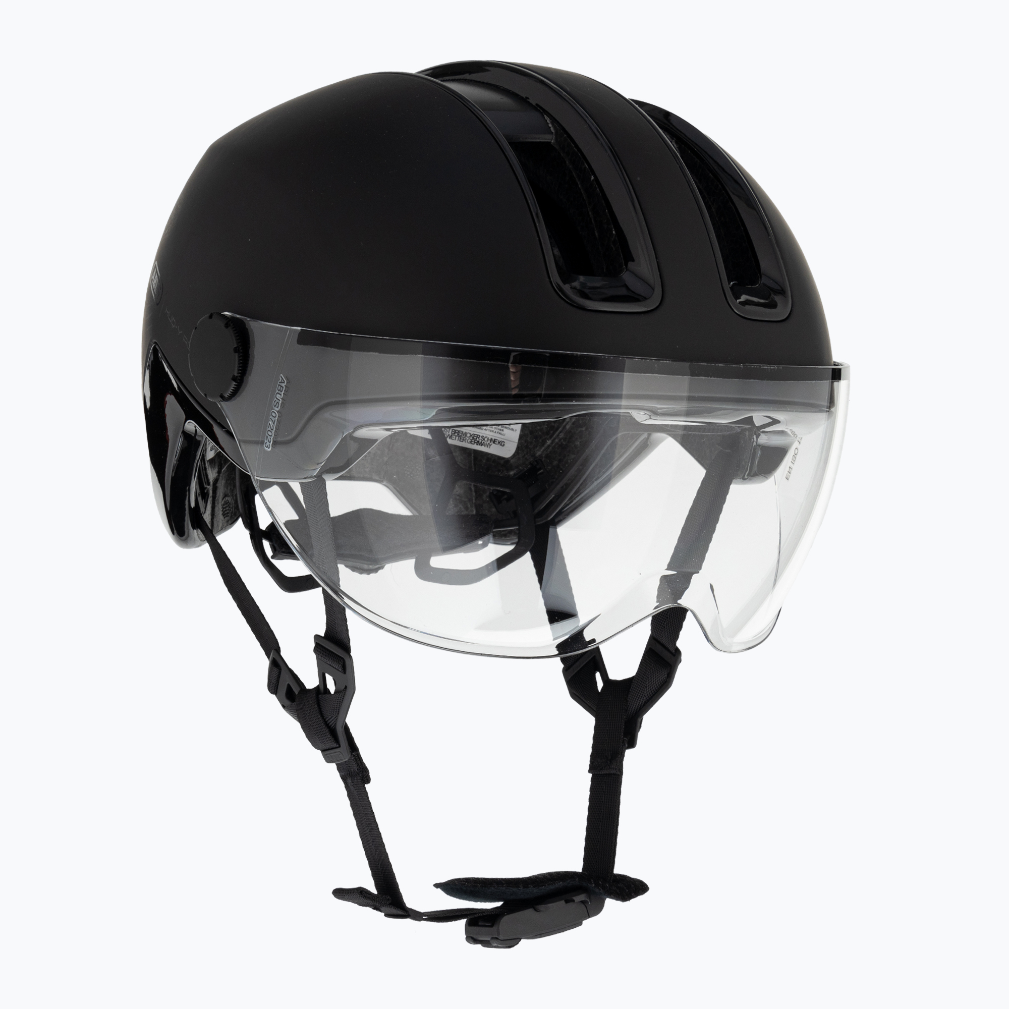 ABUS casco da bicicletta Hud-y Ace velluto nero (54-58 cm (M)) (Hud-y Ace 91993)