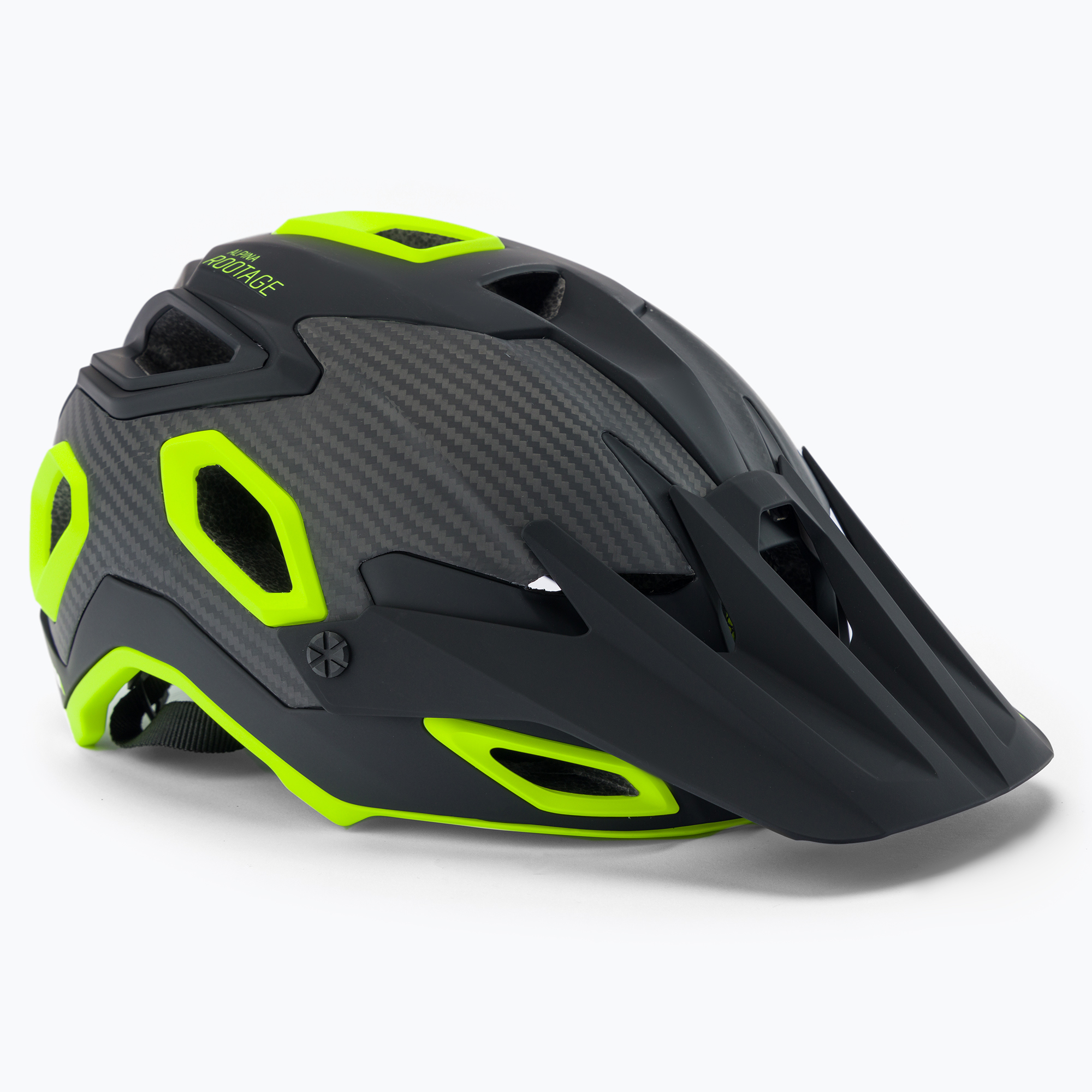 Casco da bici Alpina Rootage nero neon/giallo (57-62 cm) (Rootage A9718331)