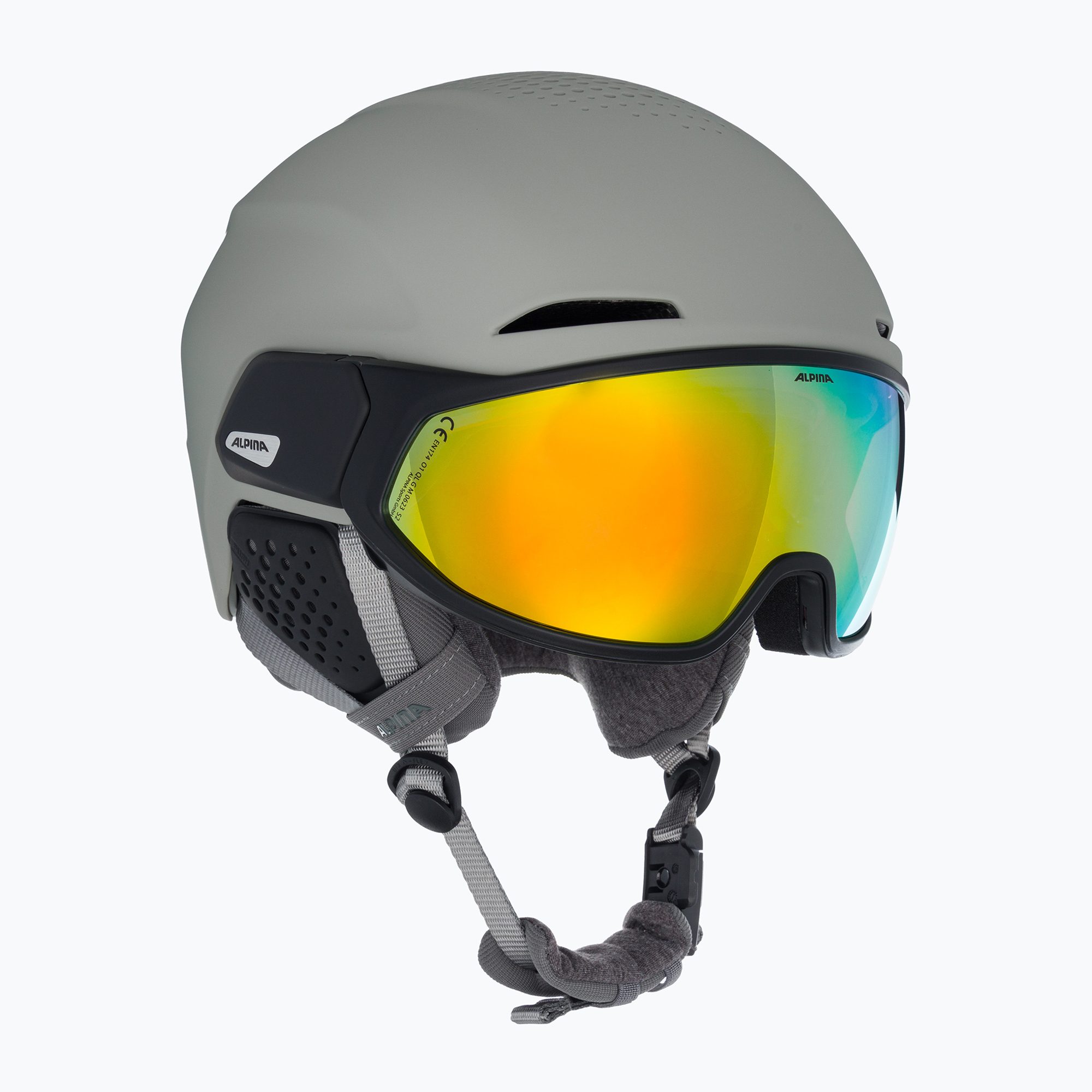 Cască de schi Alpina Alto Q-Lite moon/gri mat/gold mirror Cască de schi Alpina Alto Q-Lite moon/grey matt/gold mirror (Alto Q-Lite A9236234)