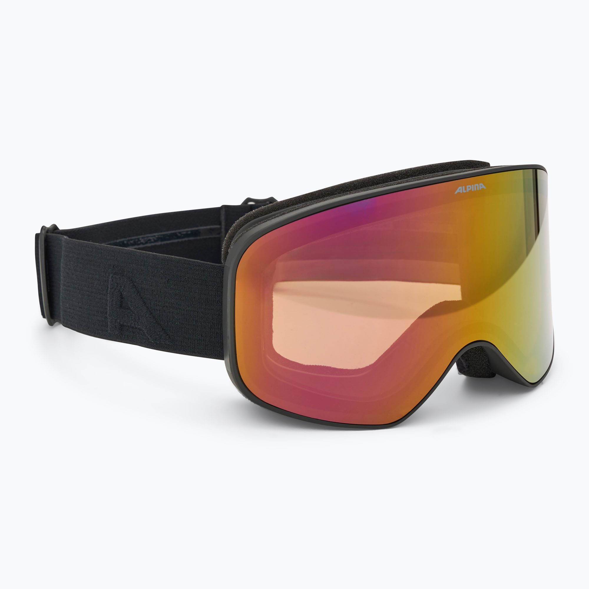 Lyžiarske okuliare Alpina Slope Q-Lite black matt/ red