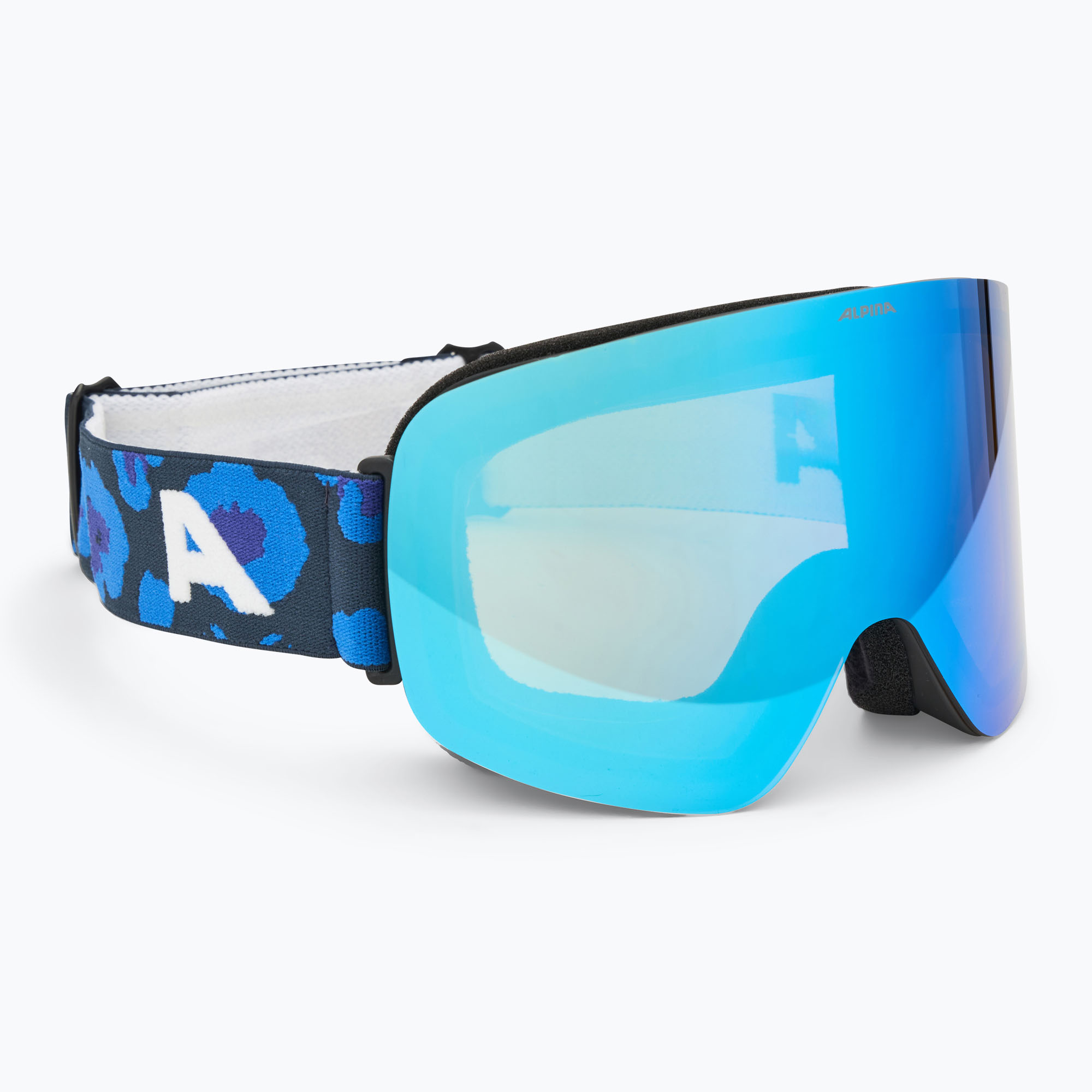 Предпазни ски очила Alpina Penken Q-Lite black/ lila/ leo matt/ blue