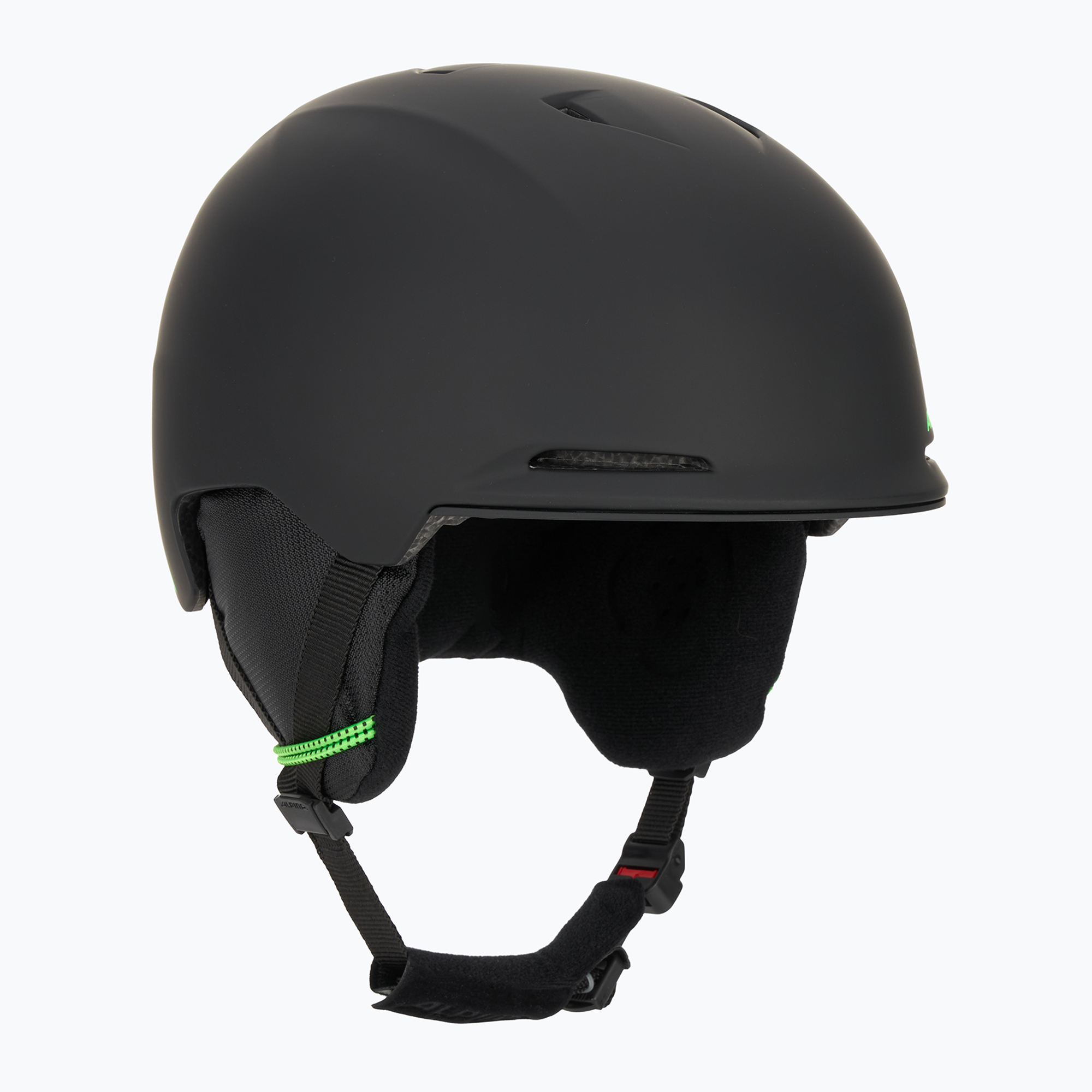 Casco da sci Alpina Brix per bambini nero/neon opaco (51-55 cm) (Brix Jr A9254237)