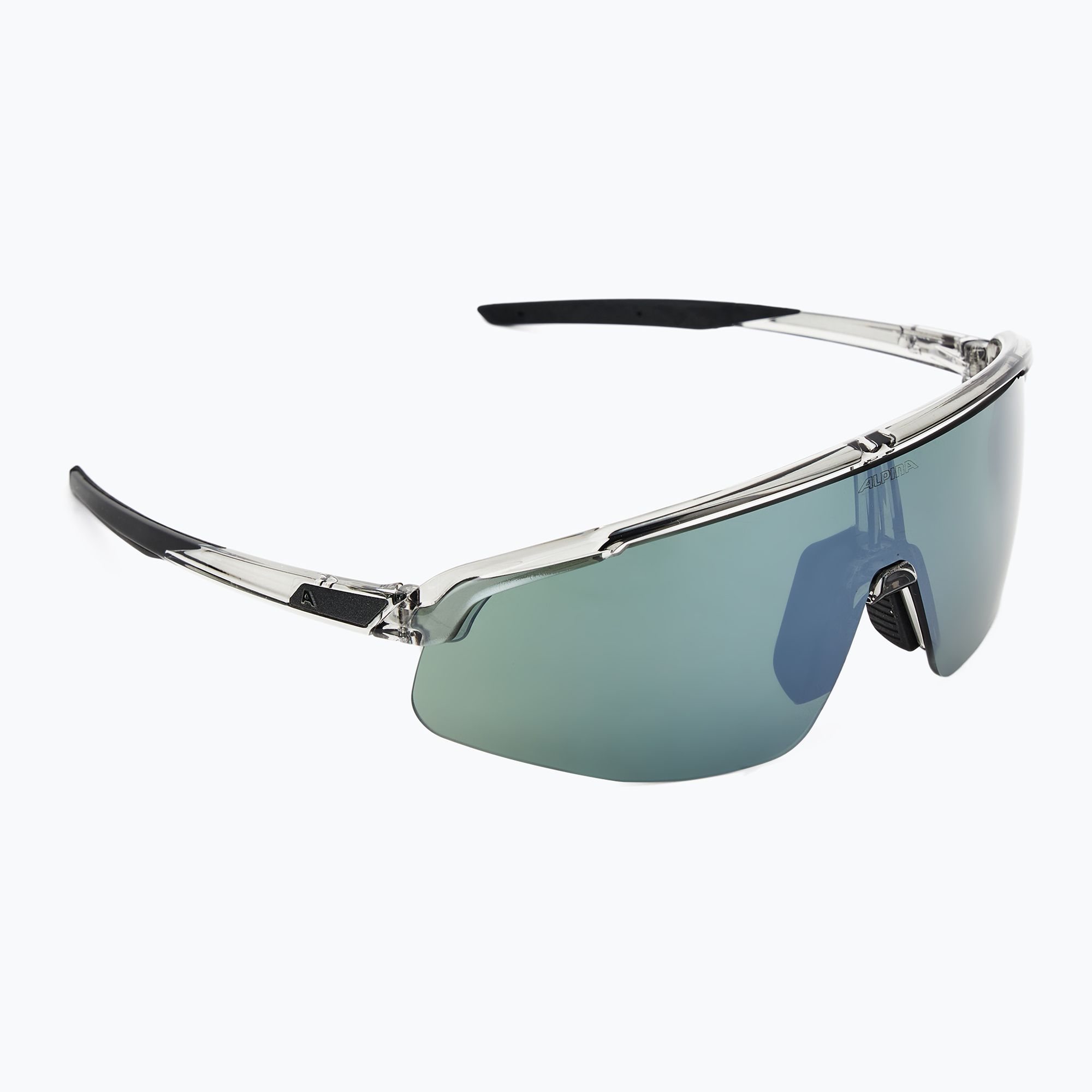 Слънчеви очила Alpina Turbo Pro Q-Lite сиви прозрачни гланцови/ сребърни огледални