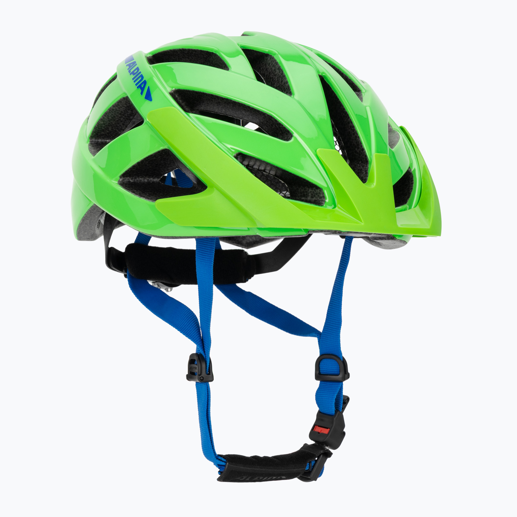 Велосипедна каска Alpina Panoma 3.0 green/blue gloss