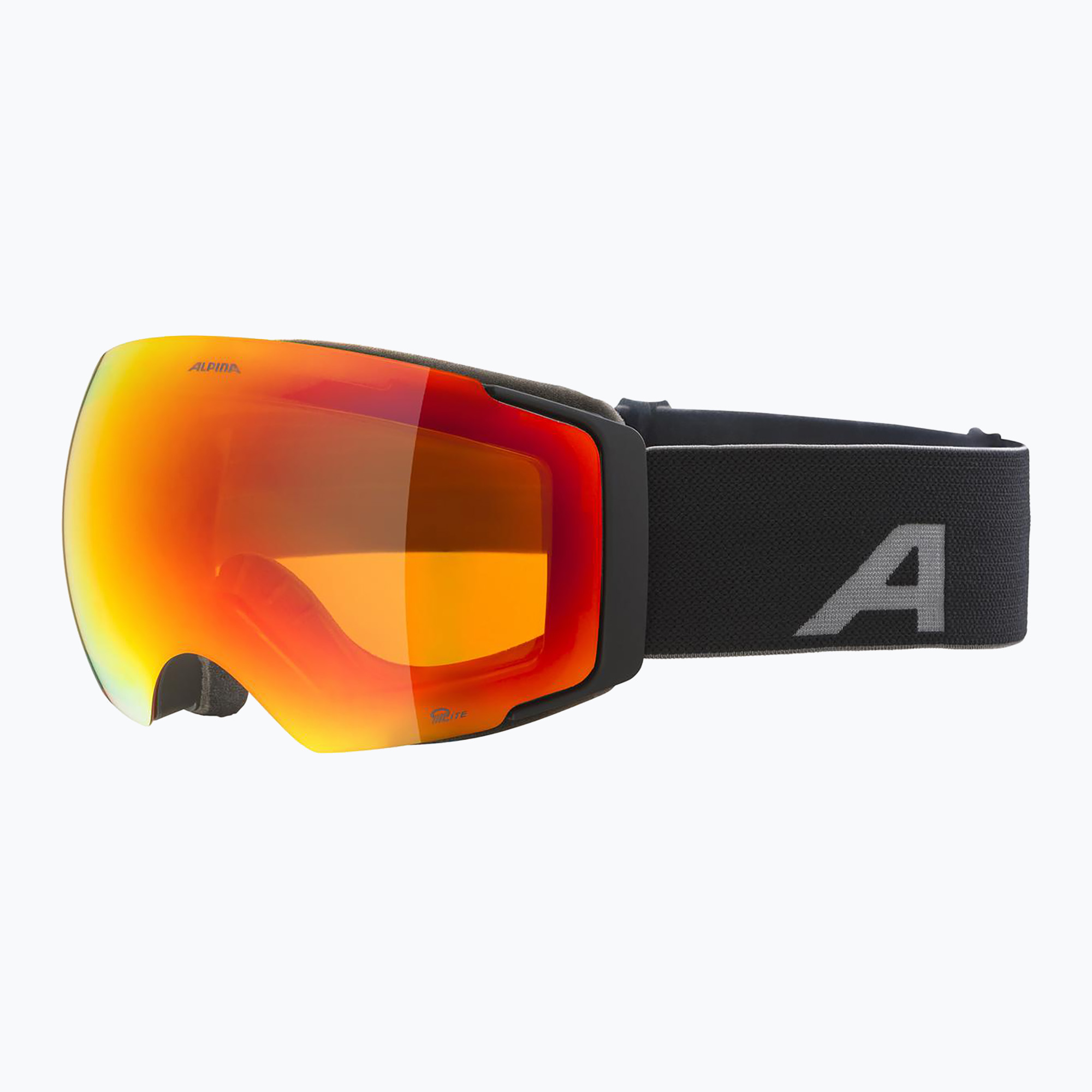 Maschera da sci Alpina Falera Mag Q-Lite matt black/red/pink