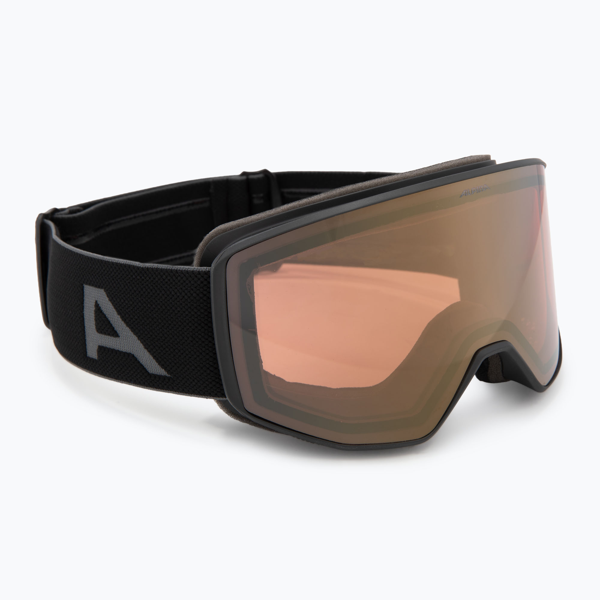 Ochelari de schi Alpina Venet QV black matt/gold
