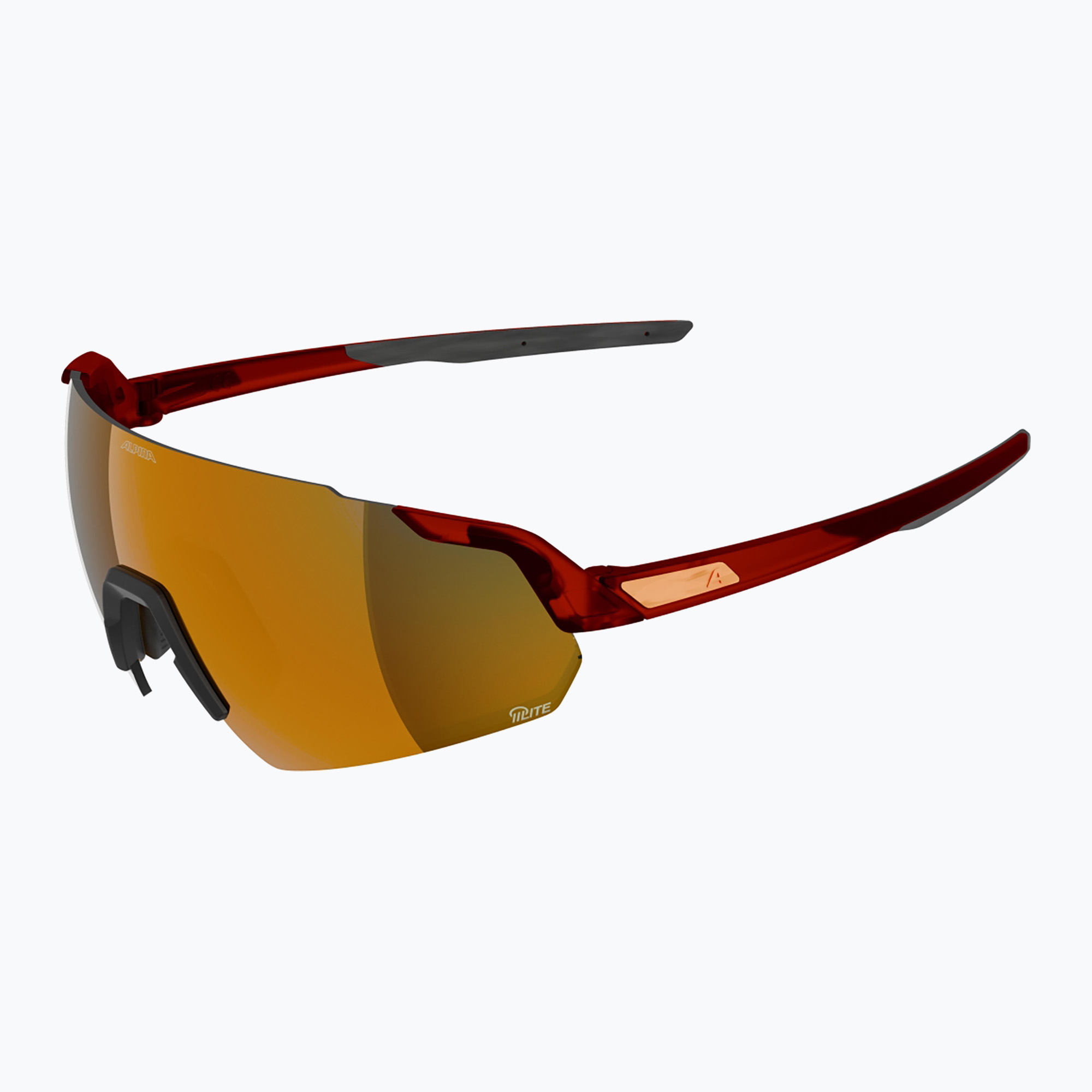 Слънчеви очила Alpina Turbo Air Q-Lite red translucent matte/gold mirror/pink