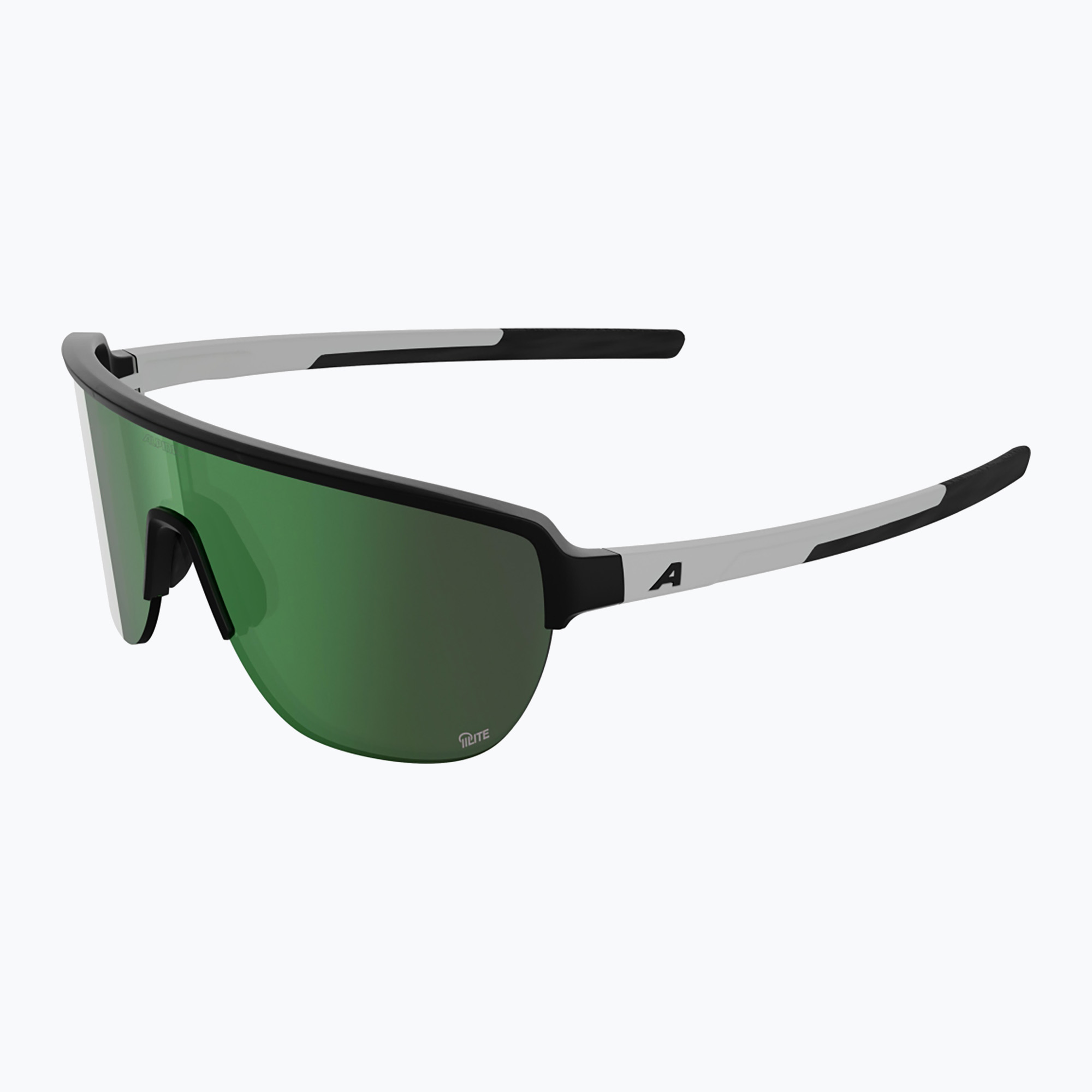 Слънчеви очила Alpina Frame 2.0 Q-Lite black/white matte/green mirror