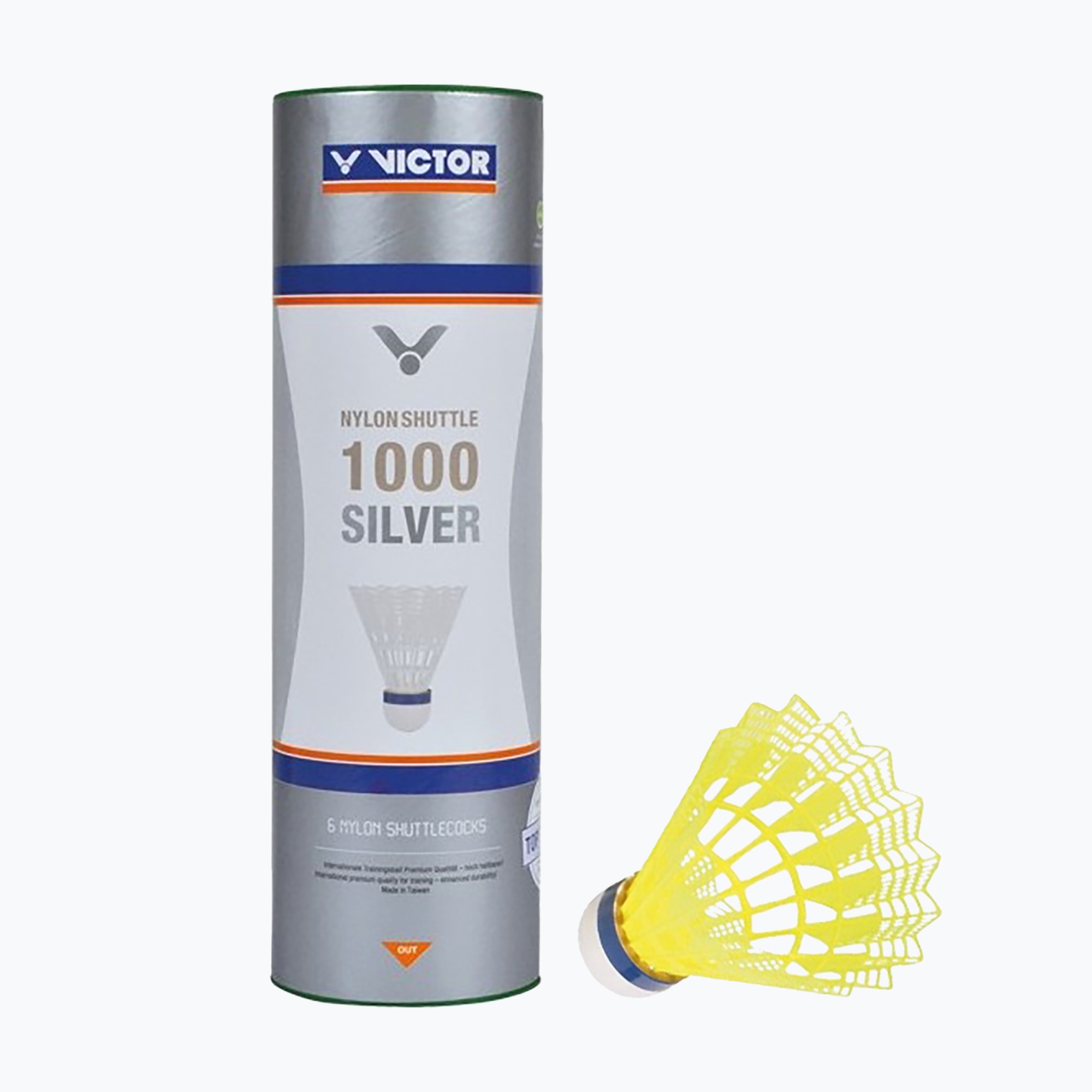 Совалки за бадминтон VICTOR Nylonshuttle 1000 fast yellow