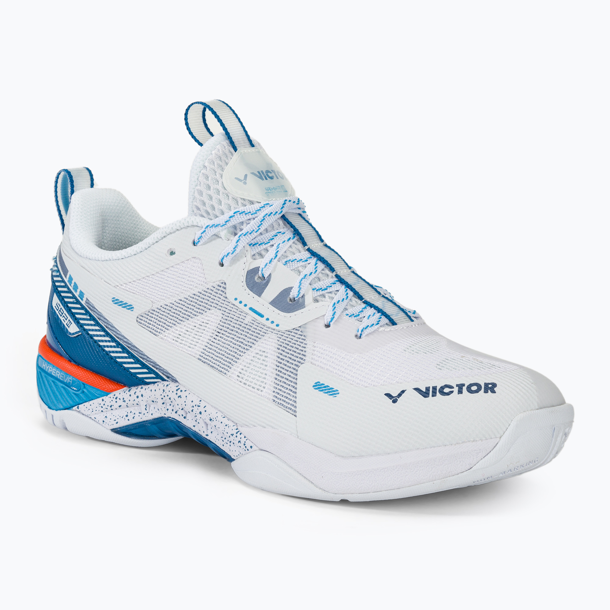 Buty do badmintona męskie VICTOR S82III AF white/myconos blue 