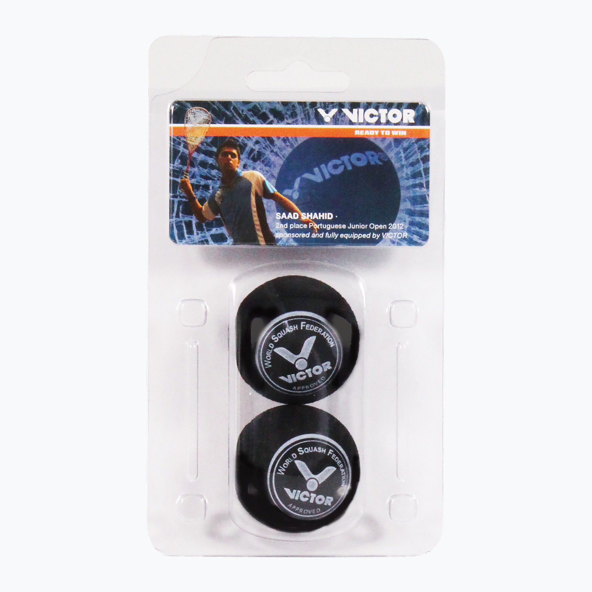 VICTOR Squashball Red 2 db fekete. (Squashball Red 117050)