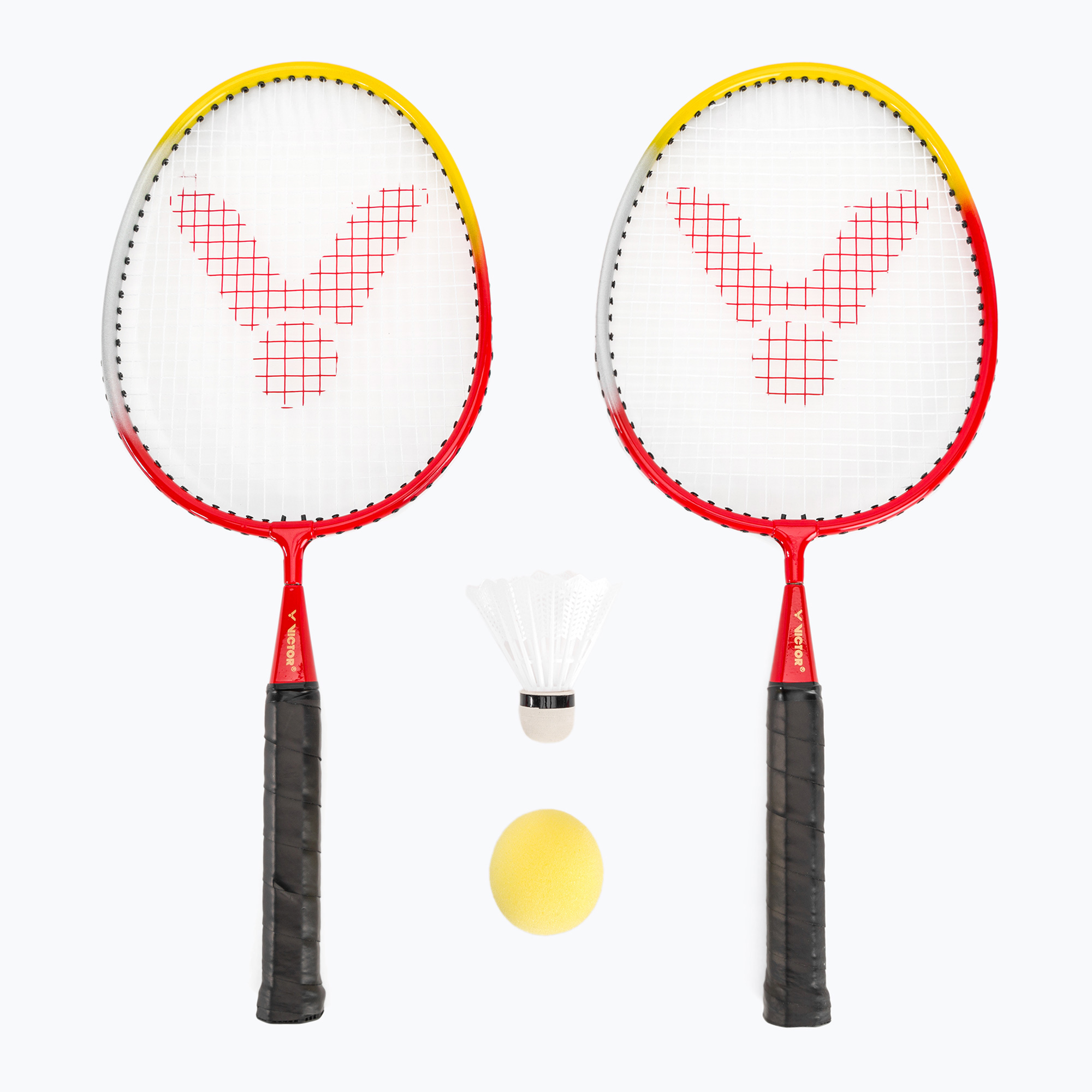 Set de badminton pentru copii VICFUN Mini Badminton red/yellow