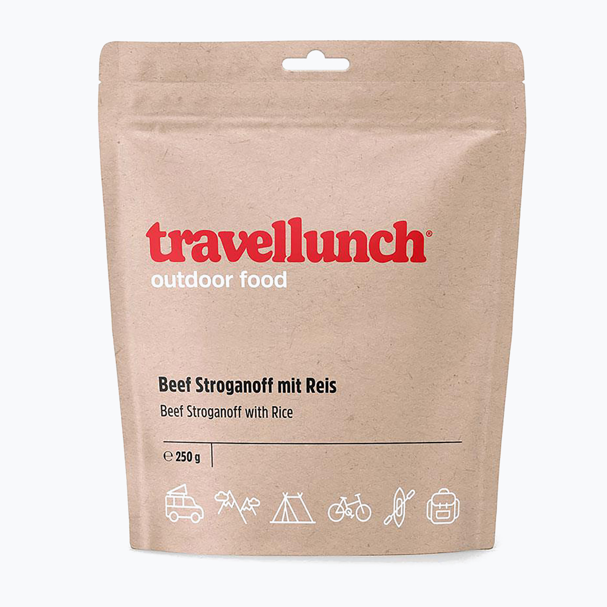 Freeze-dried food travellunch Stroganof with beef and rice 250 g (250 g)