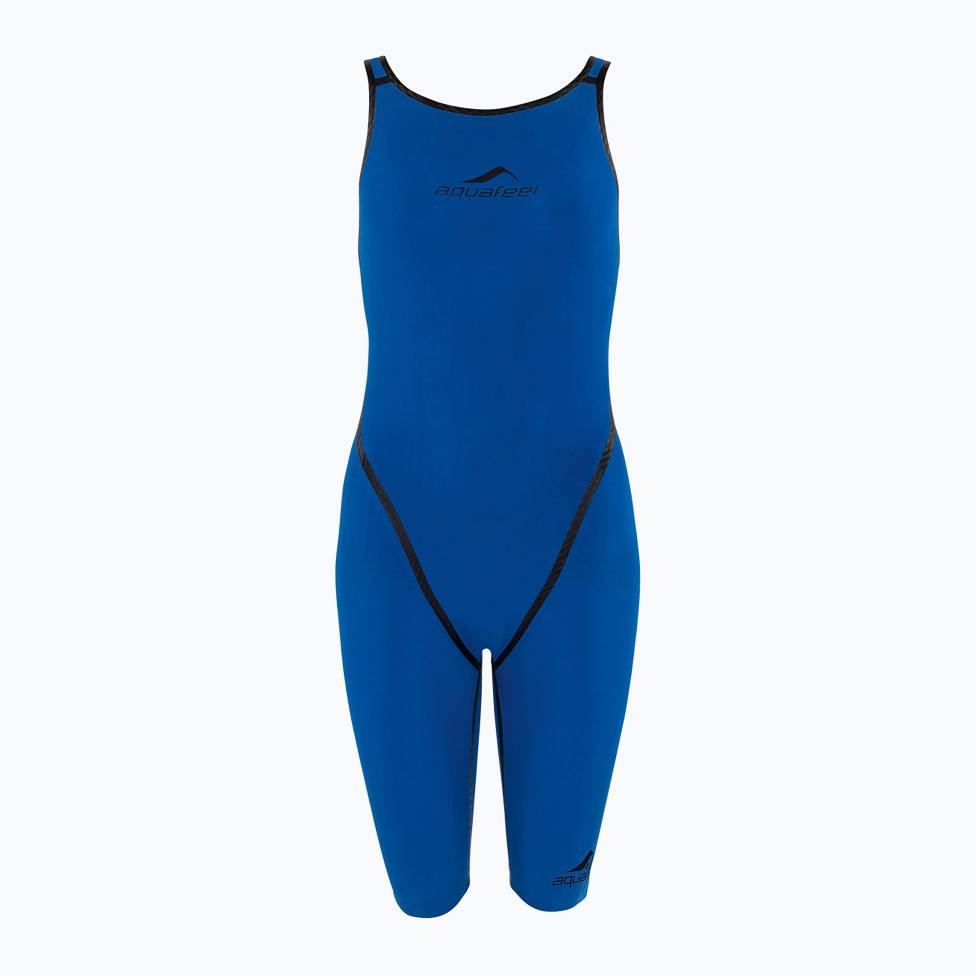 Costume intero donna aquaFeel Collo al ginocchio Speedblue blu (S) (Neck to Knee Speedblue 21902/50)