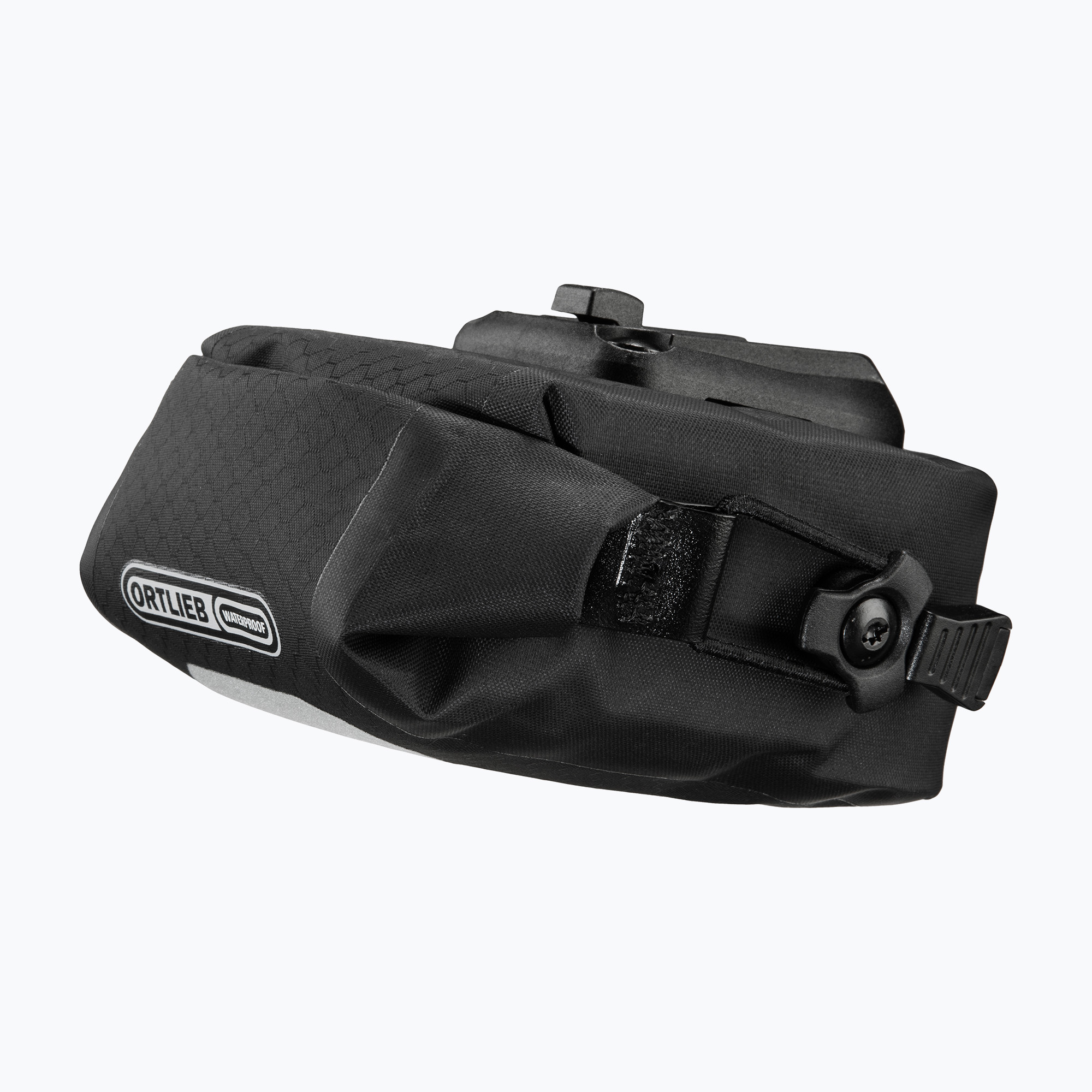 ORTLIEB Micro Two borsa sottosella per bicicletta 0,5 l nero opaco (0.5 l) (Micro Two F9664)