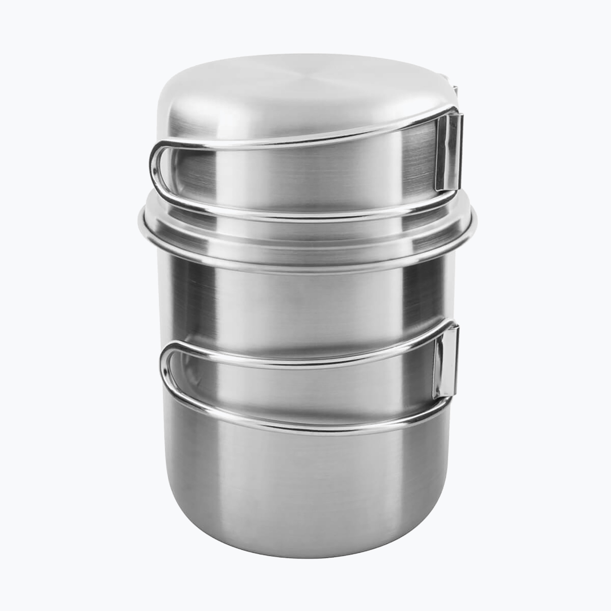 Zestaw naczyń turystycznych Tatonka Handle Mug 600 ml steel 
