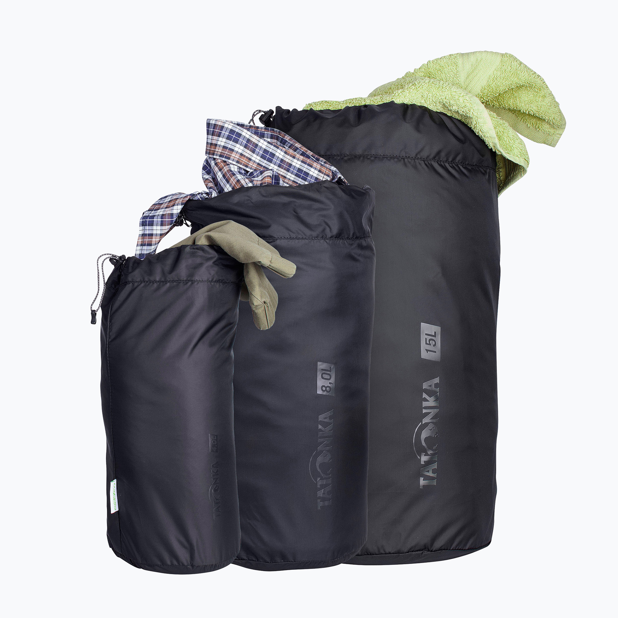 Pokrowiec Tatonka Stuff Bag Set III 3 szt. black 
