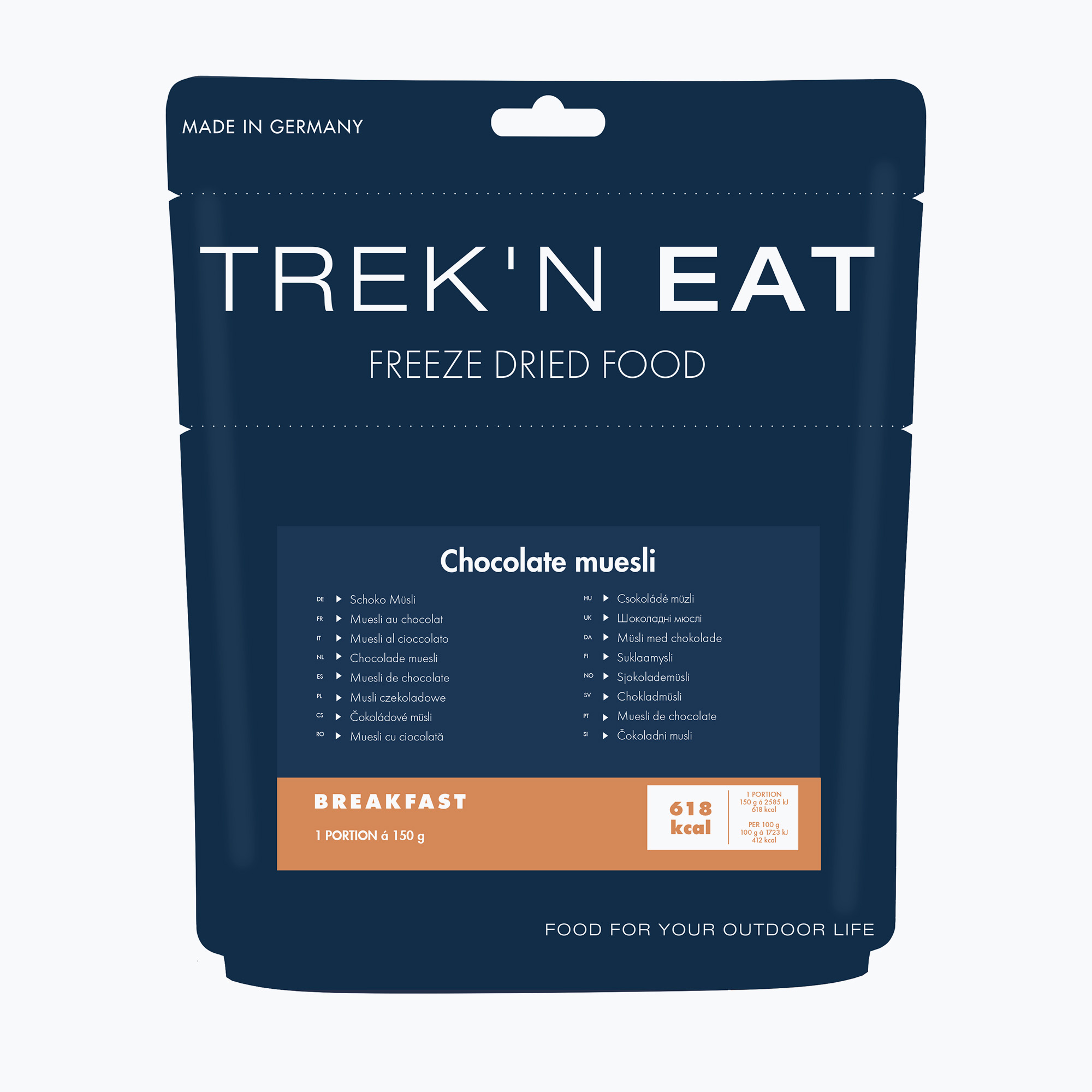 Лиофилизирана храна Trek'n Eat Whole grain muesli with chocolate 150 g