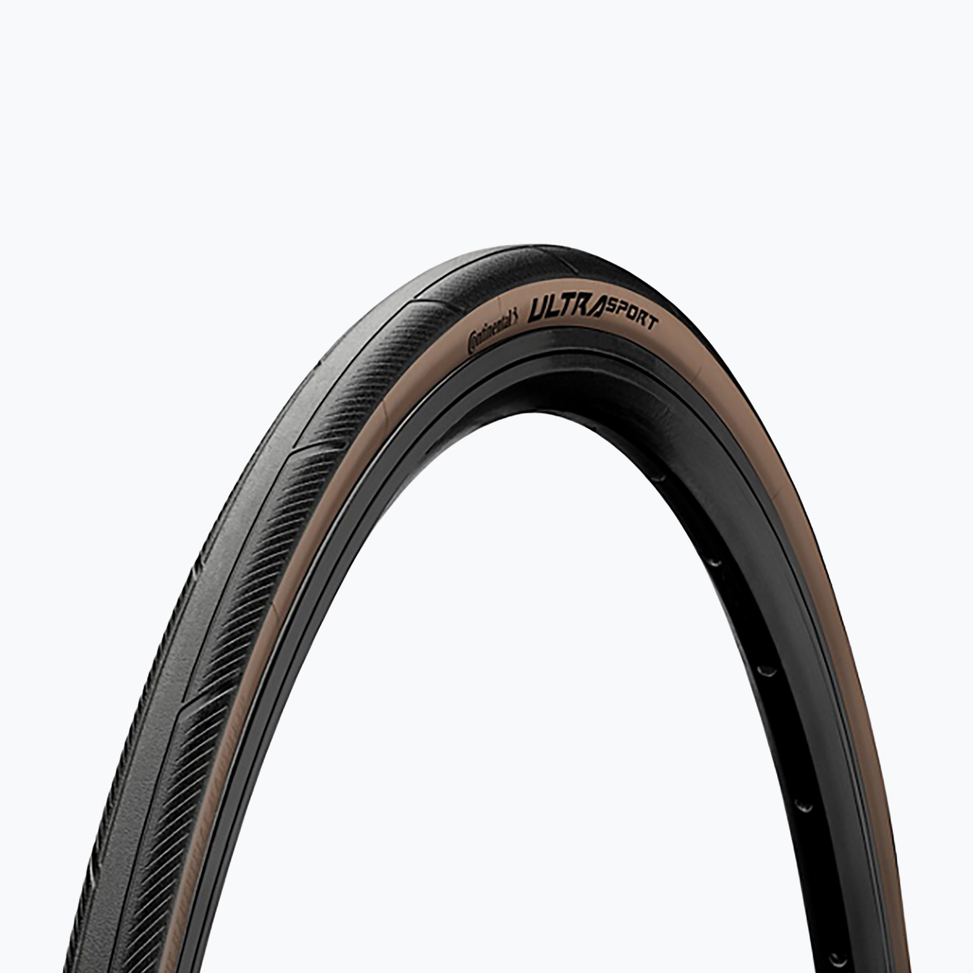 Pneumatika na bicykel Continental Ultra Sport III fold čierna/hnedá (Ultra Sport III fold CO0150680)