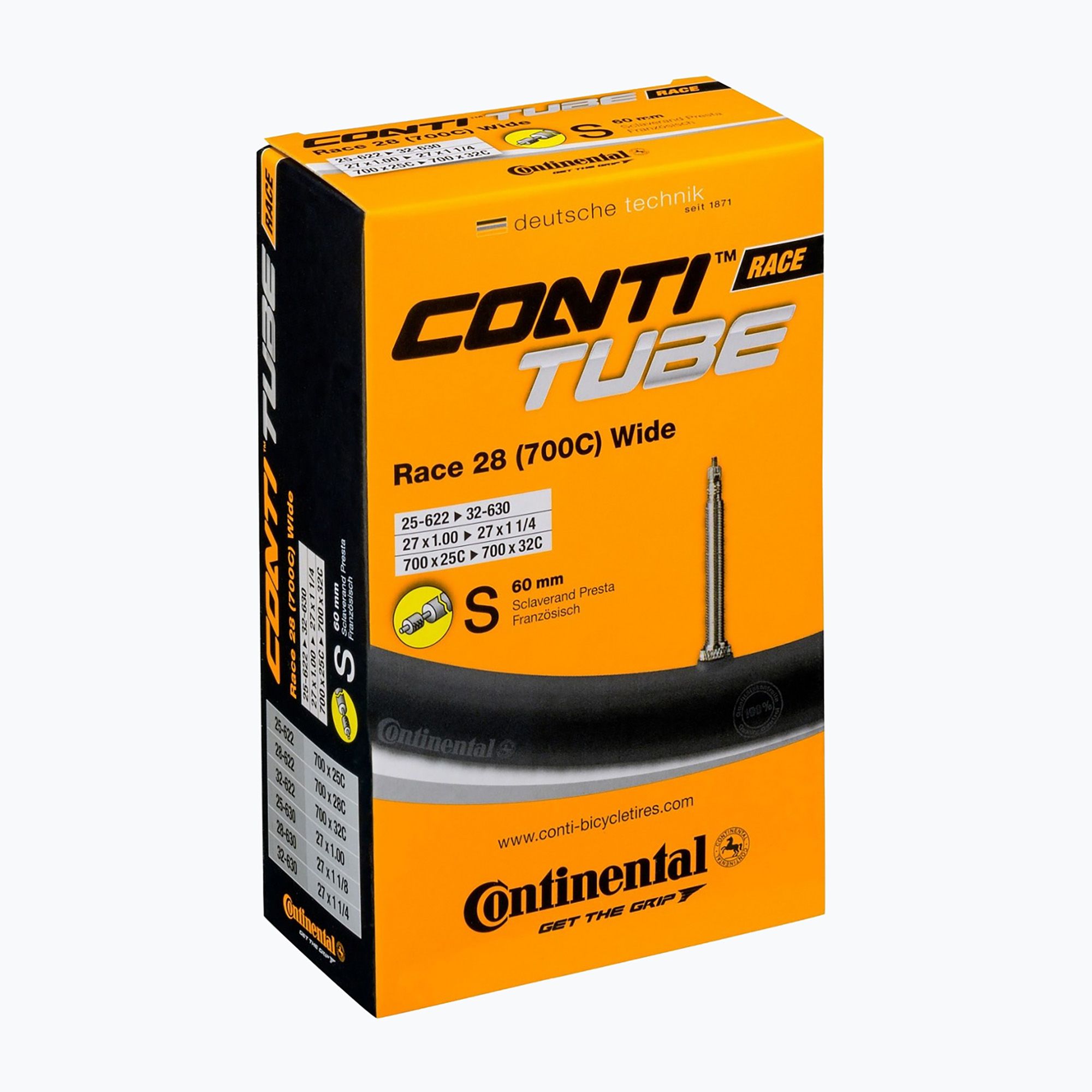Fahrradschlauch Continental Race 28 Training Presta 28
