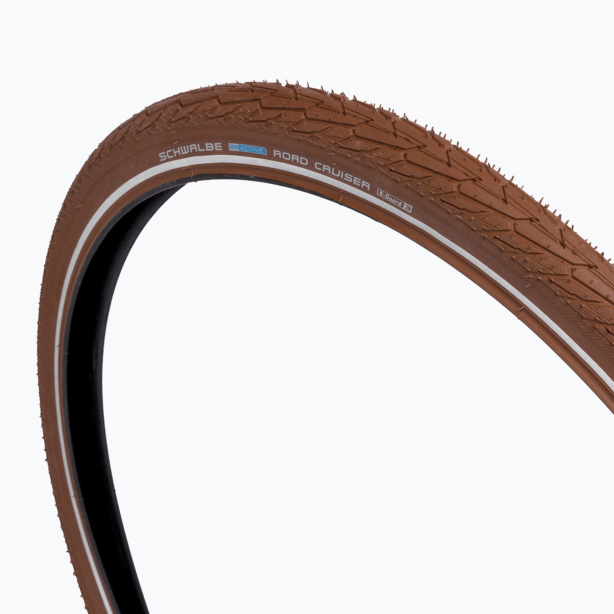 Anvelopă de bicicletă SCHWALBE Road Cruiser K-Guard SBC 28 x 1.75 coffee reflex