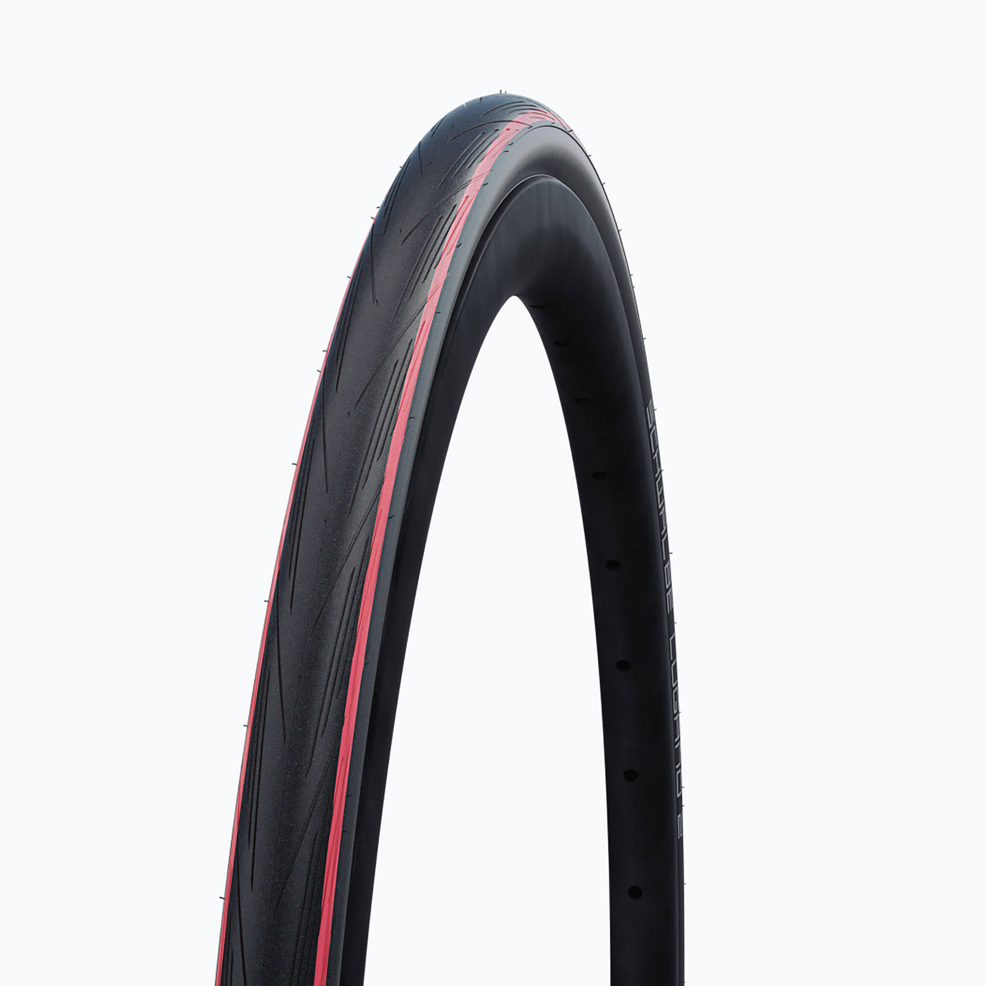 SCHWALBE Lugano II K-Guard Silica wire red stripes bicycle tyre (700 x 25C)